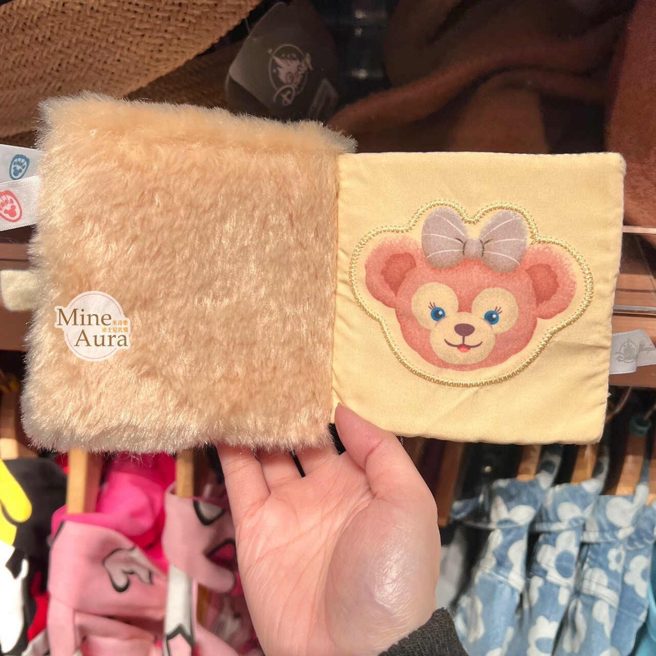 達菲 Duffy 絨毛 搖鈴 安撫 布書 玩具 嬰兒用品 -香港迪士尼樂園