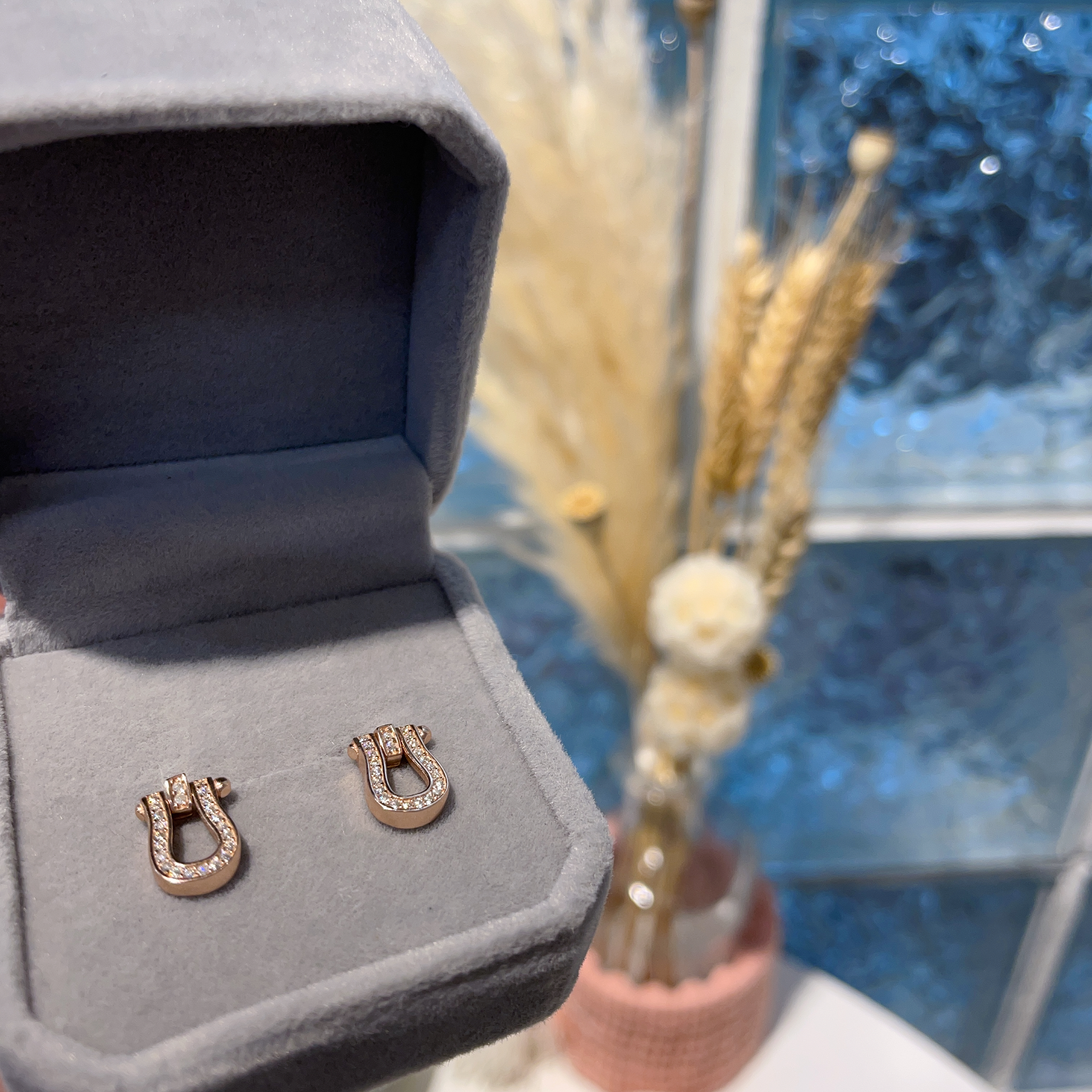 E934 莫桑耳環 0.15ct