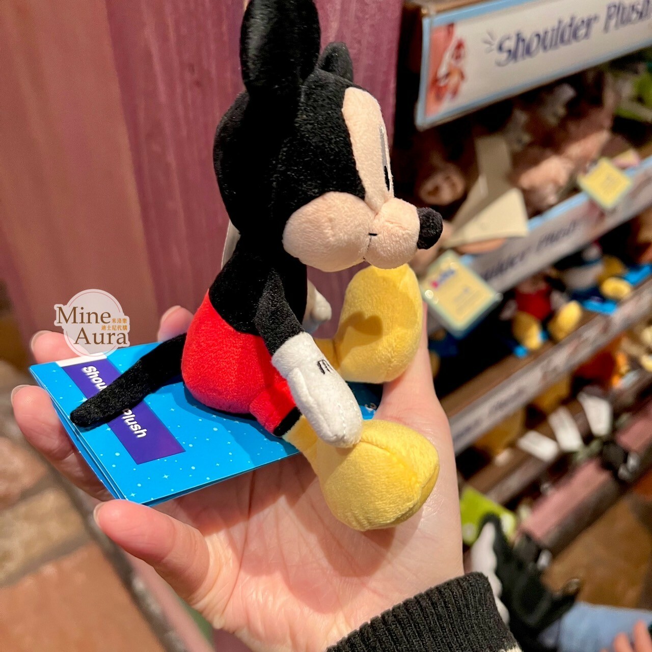 米奇 Mickey 磁鐵 坐肩 絨毛 娃娃 公仔 -香港迪士尼樂園