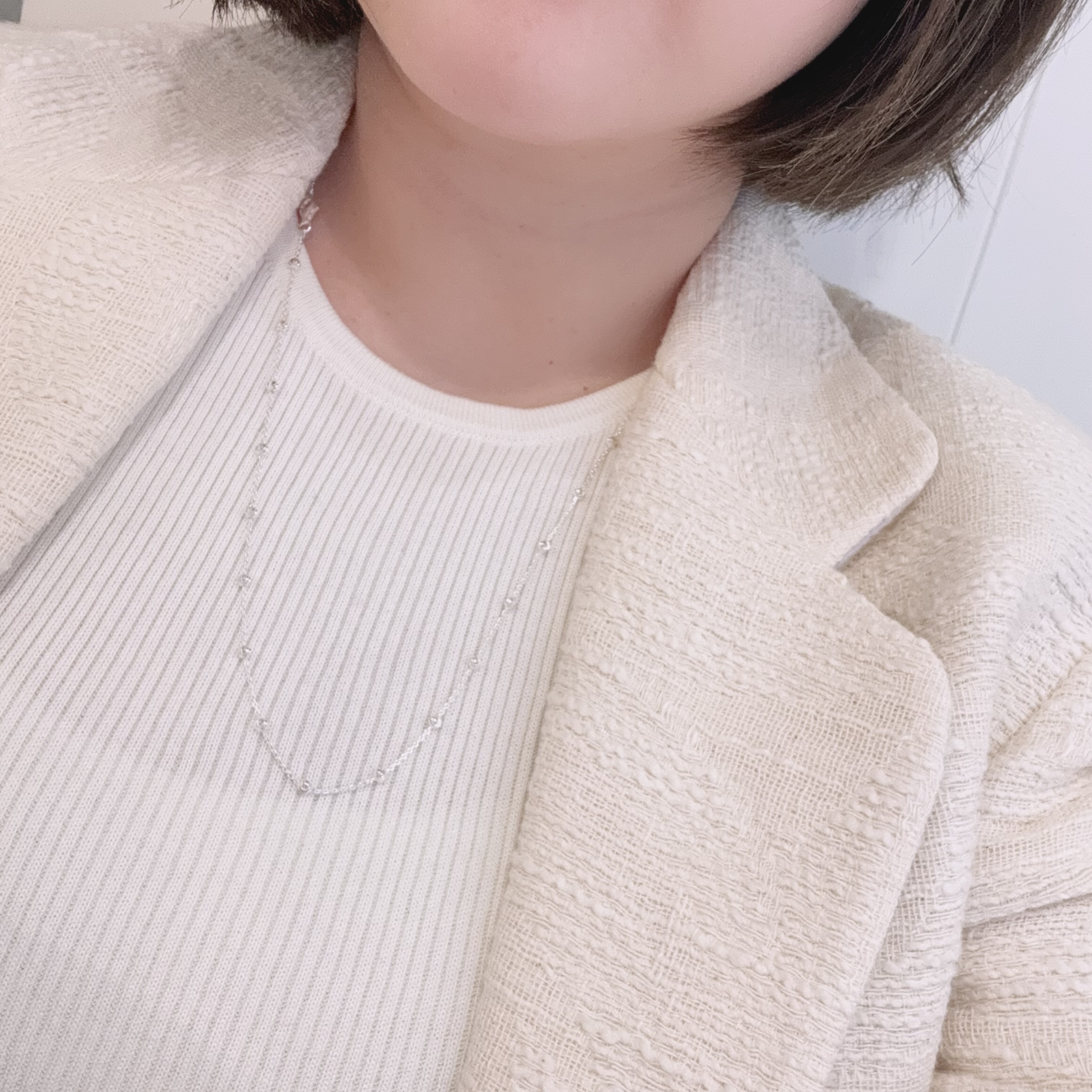 意大利925 純銀長頸鏈 (Cable Beads Moon 24") B07944C B07942G