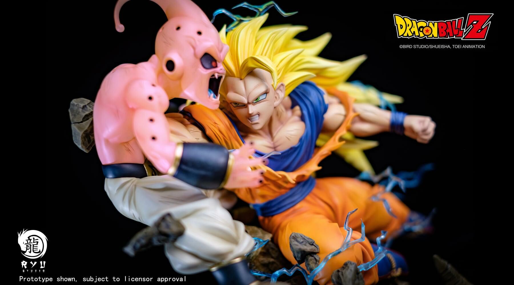 RYU STUDIO DRAGONBALL Z GOKU VS KID BUU STATUE