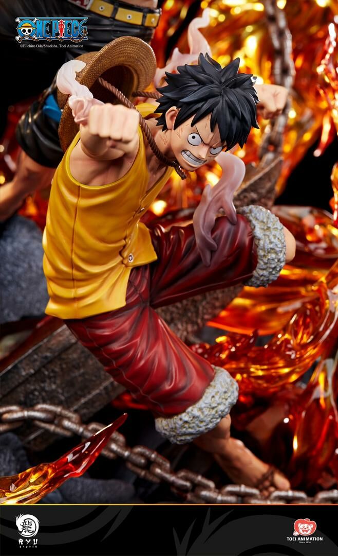 RYU STUDIO LUFFY AND ACE 1/6 SCALE STATUE