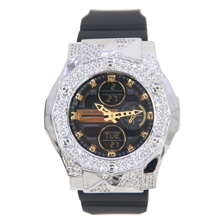 銀色 Mini-G 改裝手錶 GMA-S140M-1A - 尋星