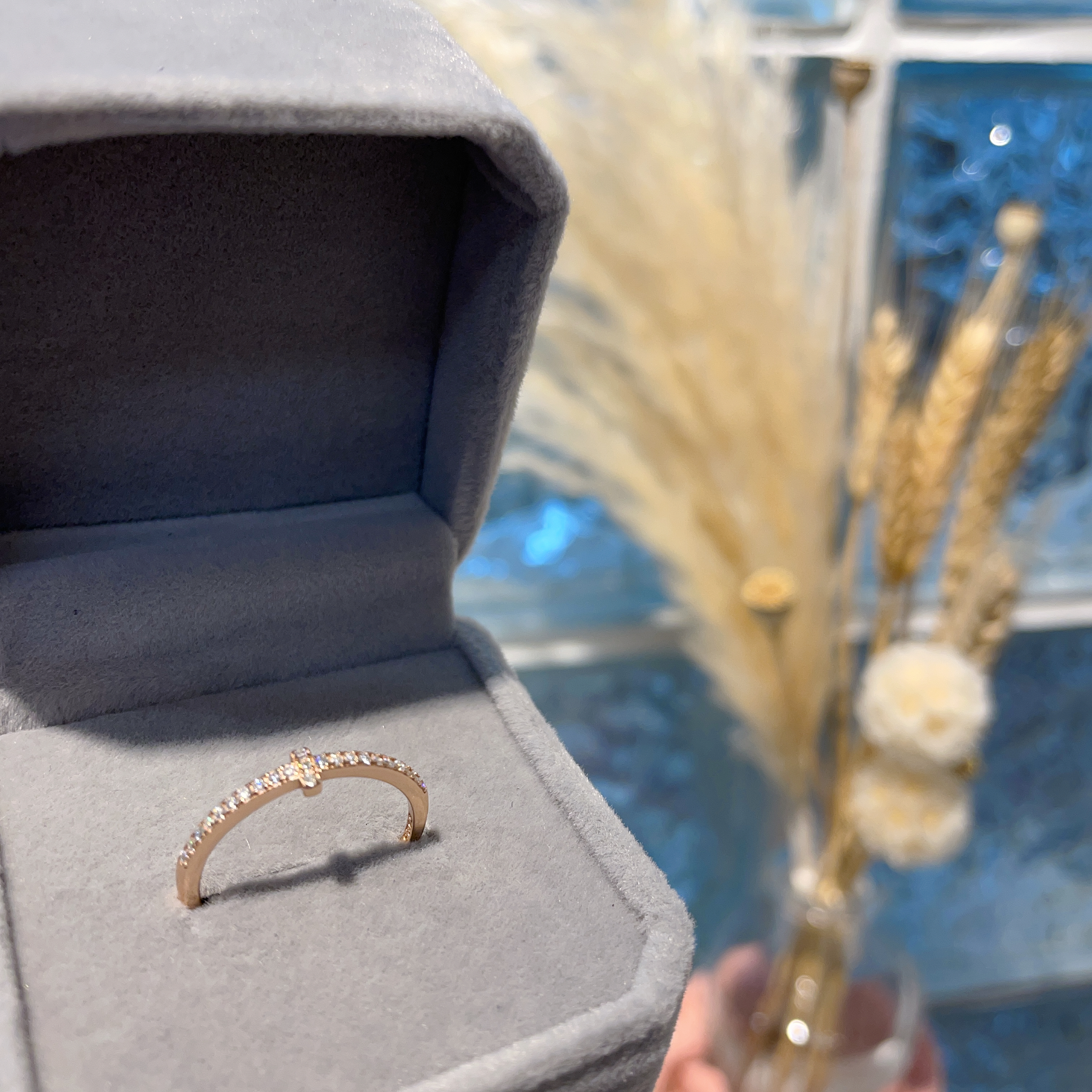 E951 莫桑幼線戒 0.015ct