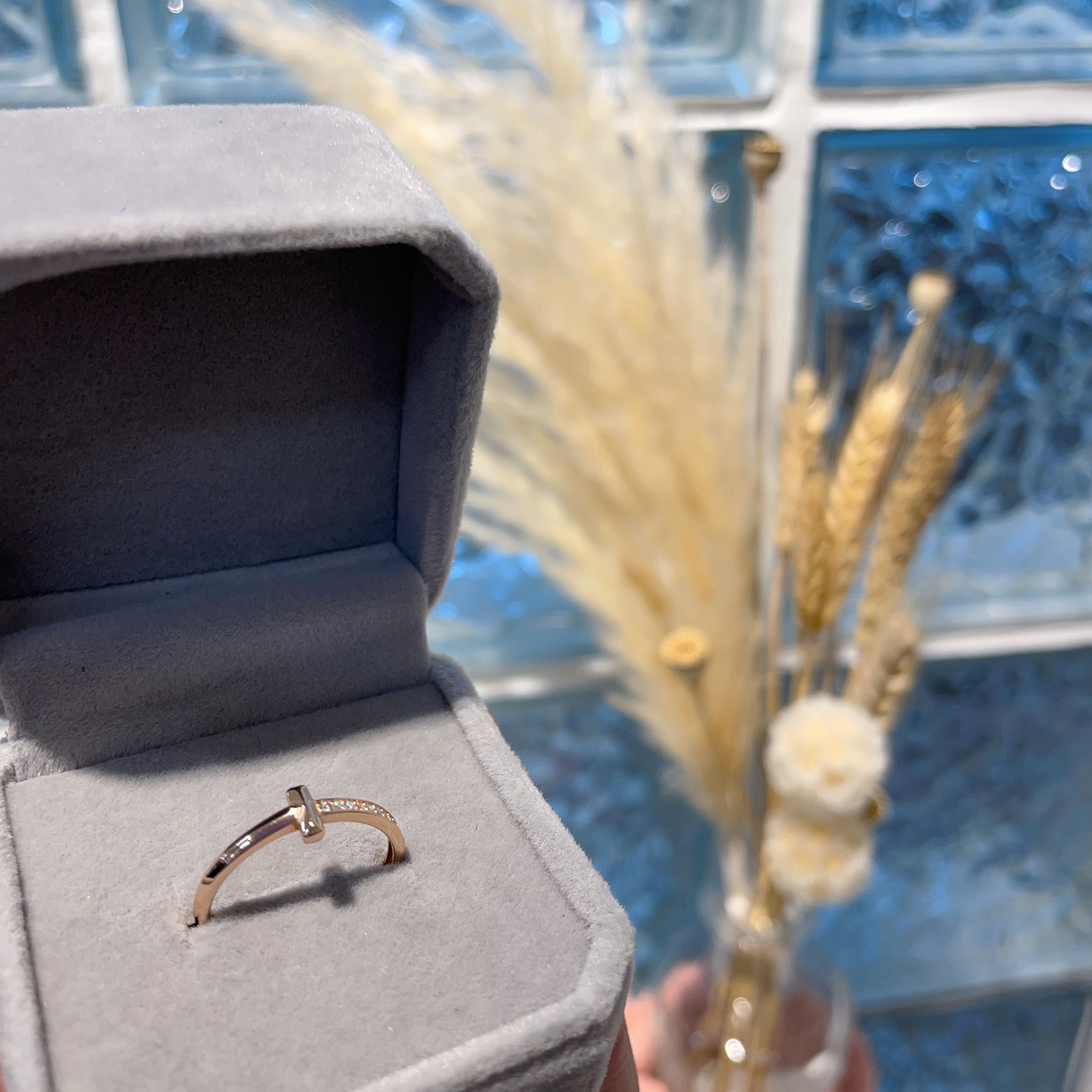 E950 莫桑幼線戒 0.015ct