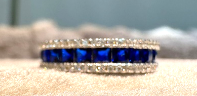 H06 Blue 渾身戒指 -M