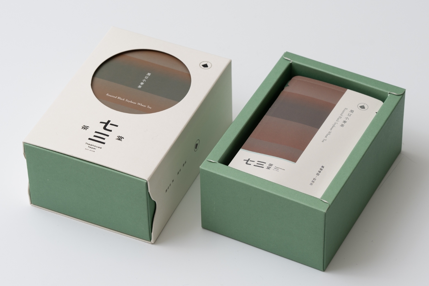 黑豆小麥茶 8單入精裝盒 茶包照