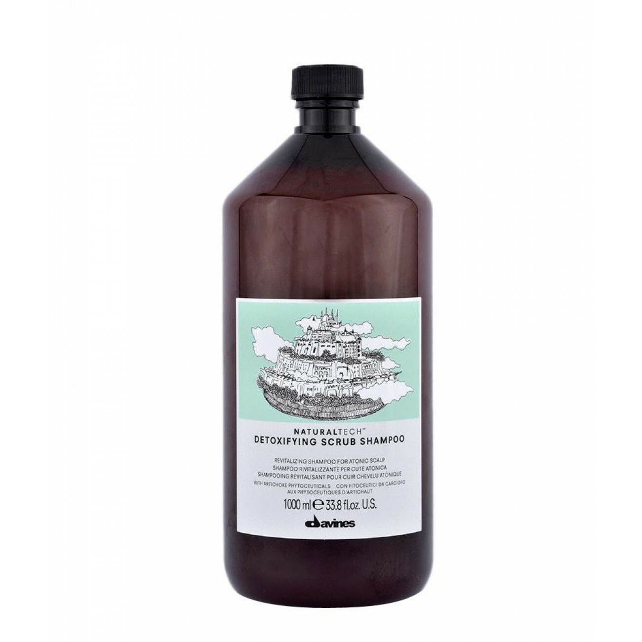 DAVINES - 達芬尼斯 NATURALTECH DETOXIFYING Scrub Shampoo 深層淨化洗髮露 1000ML