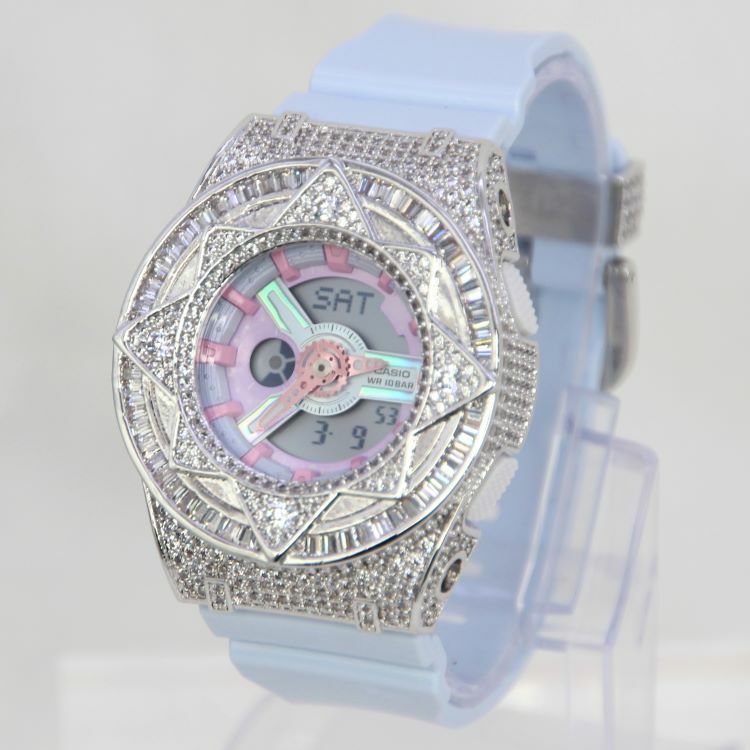 銀色 改裝手錶 BA-110FH-2A - 魔法星