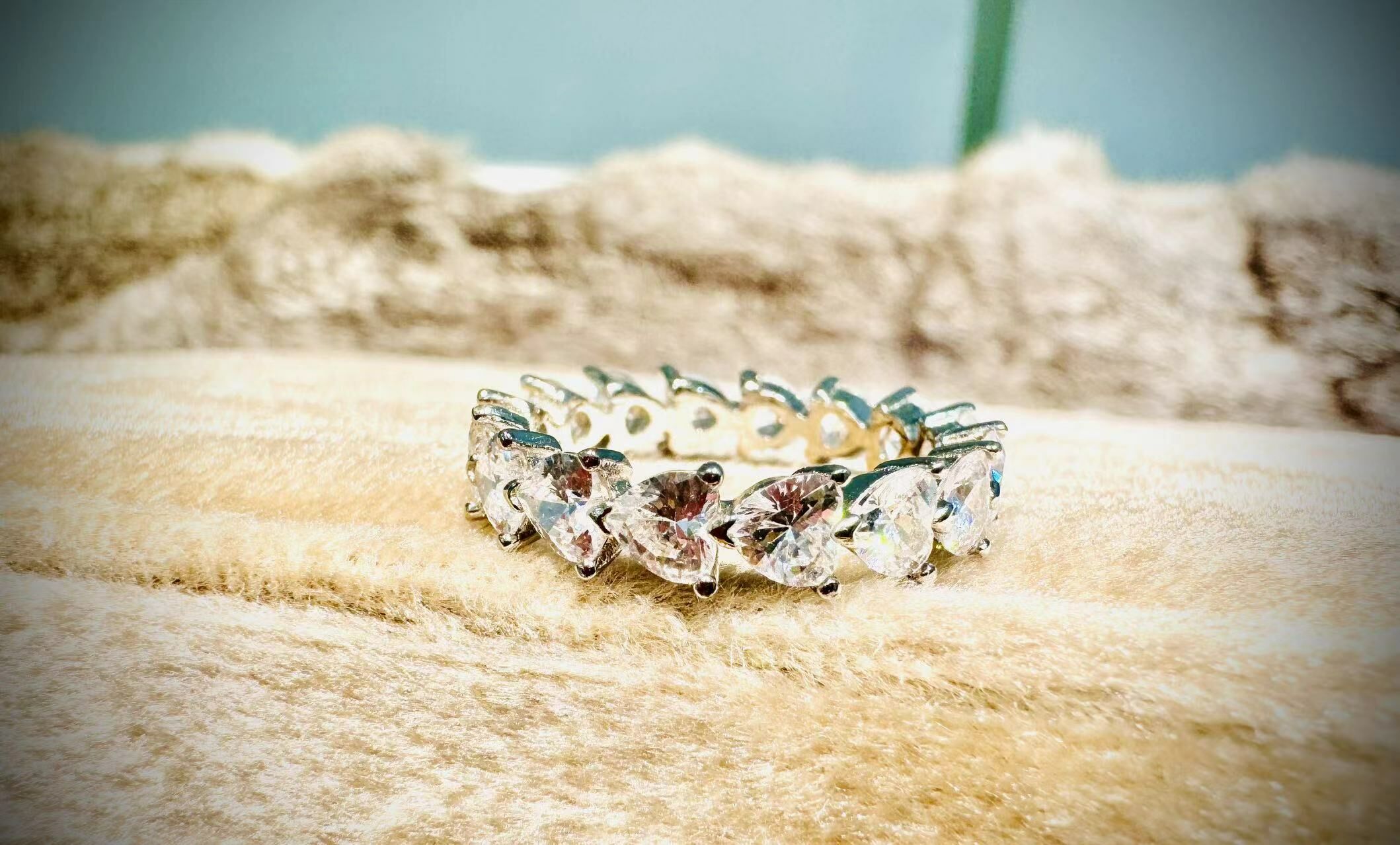 H25 Heart Zirconia Ring    XL0402 -M