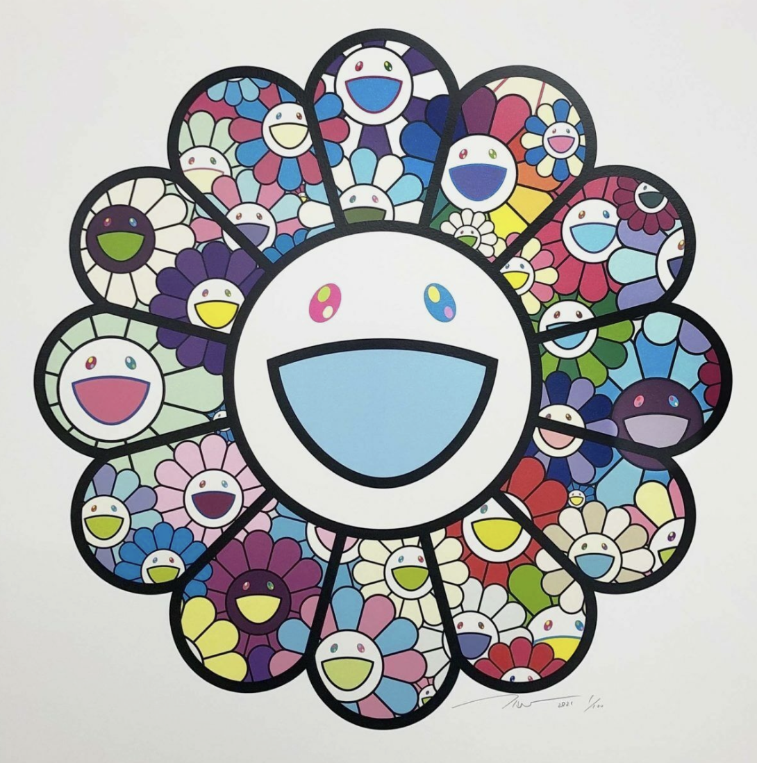 村上隆 Takashi Murakami - Flowers in Pastel Colors