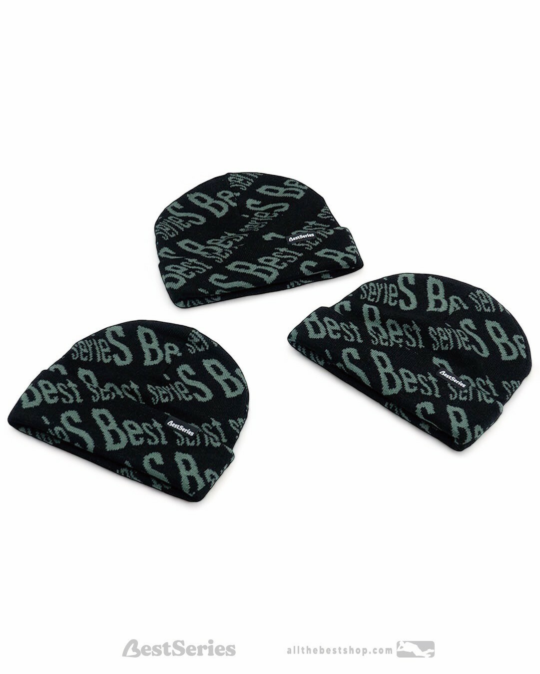 Best Series-Logo Jacquard Knit Beanie