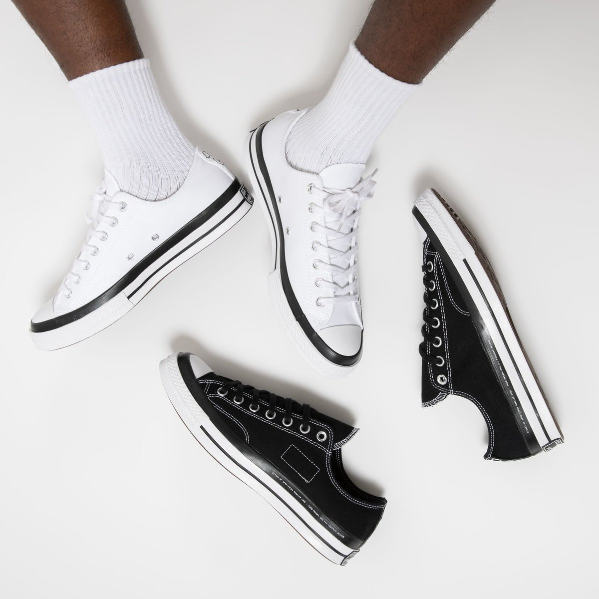 iSNEAKERS｜ CONVERSE X FRAGMENT X MONCLER 70 黑169069C 白169070C