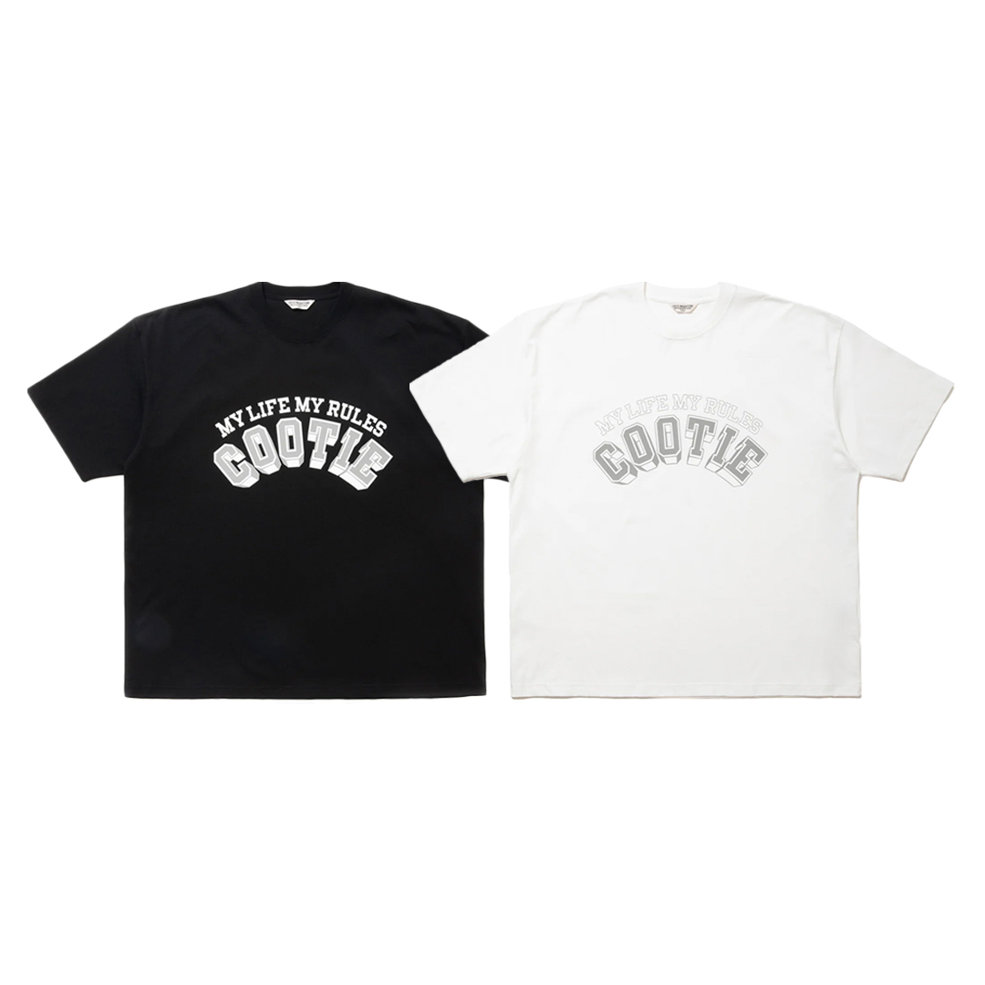 COOTIE PRODUCTIONS 24S/S OPEN END YARN PRINT S/S TEE