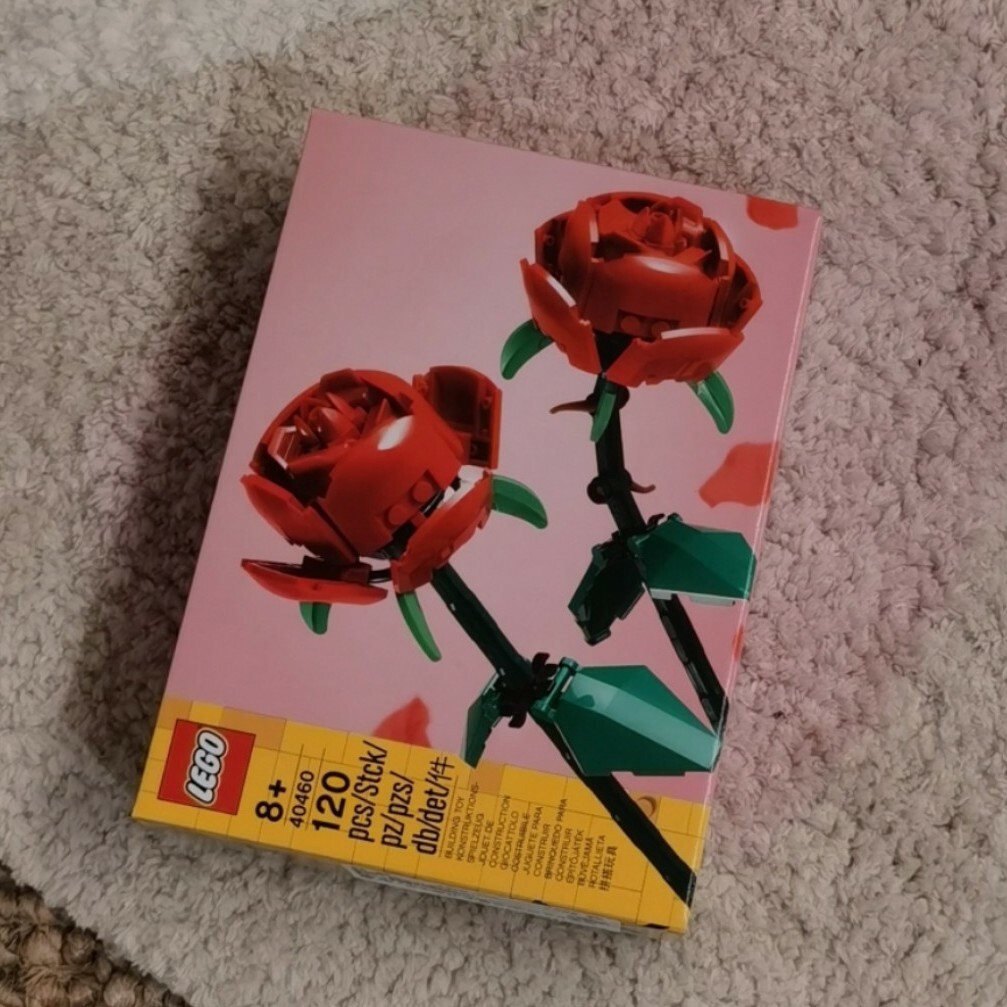 Lego 40460 Instructions LEGO 樂高40460 玫瑰花紅玫瑰情人節2支花藝系列