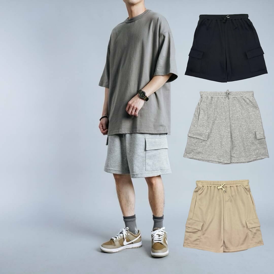 (GOAL)自訂款 氣紡雙口袋棉短褲 三色AR2351