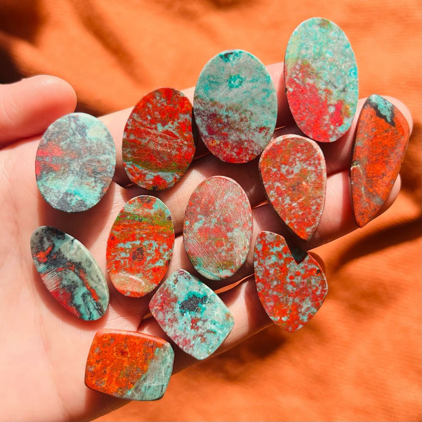 [原石] 索諾拉日出石 水晶蛋面 水晶墜面