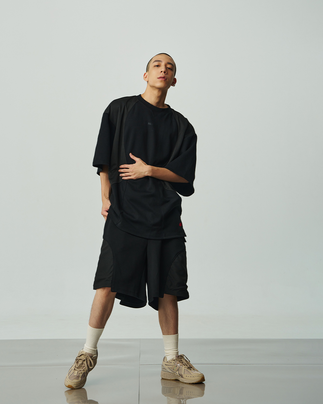 Hermit / Origin Spliced Tee - Black