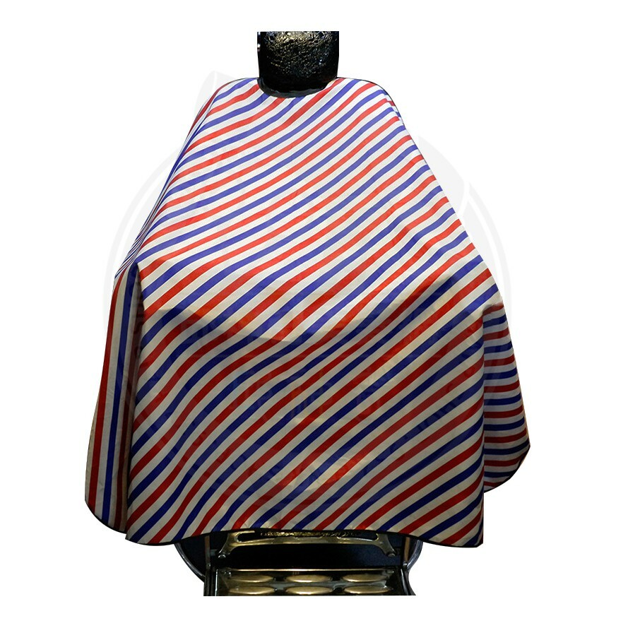 BARBER條紋剪髮圍巾