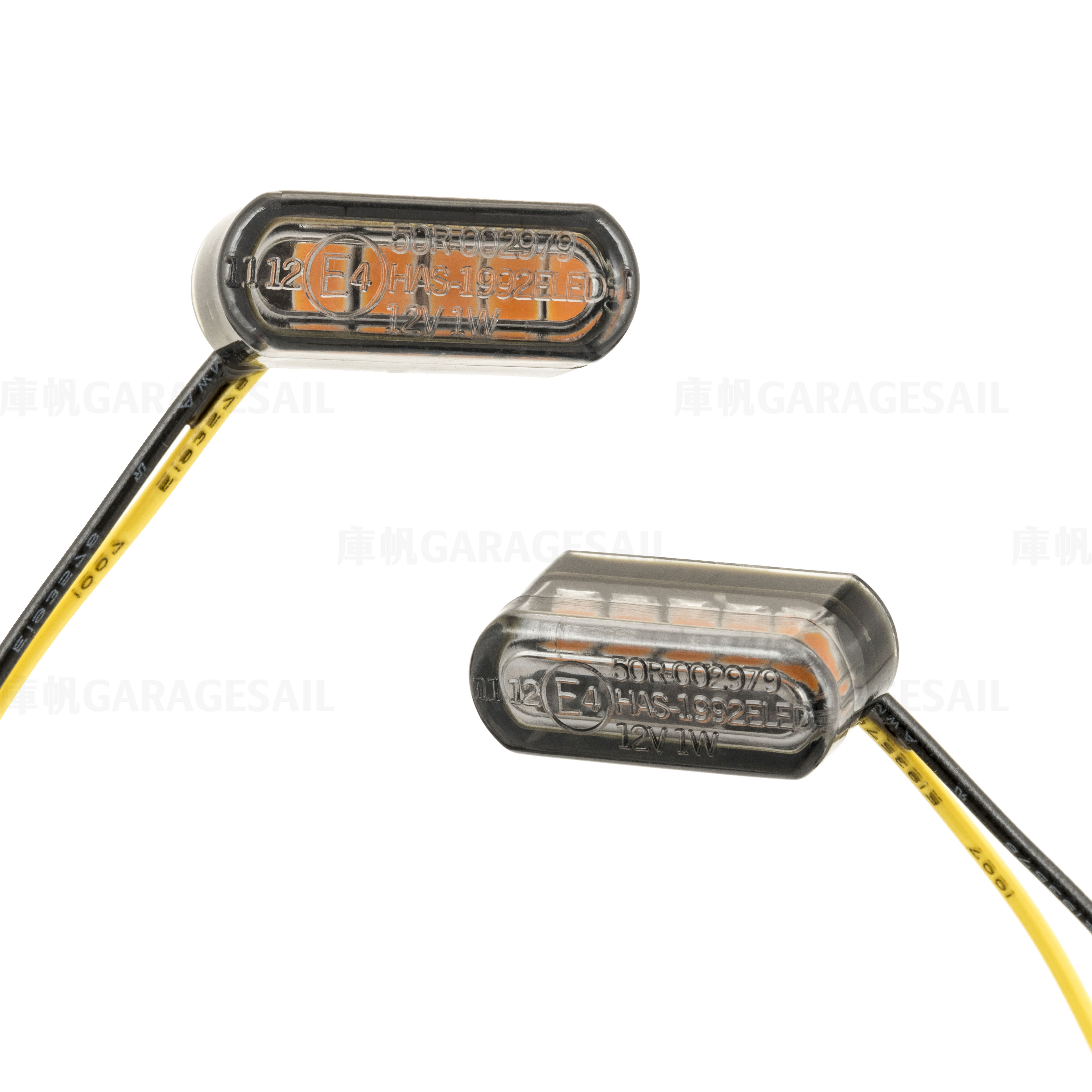 LED 微型 方向燈 小長方 M21 黑