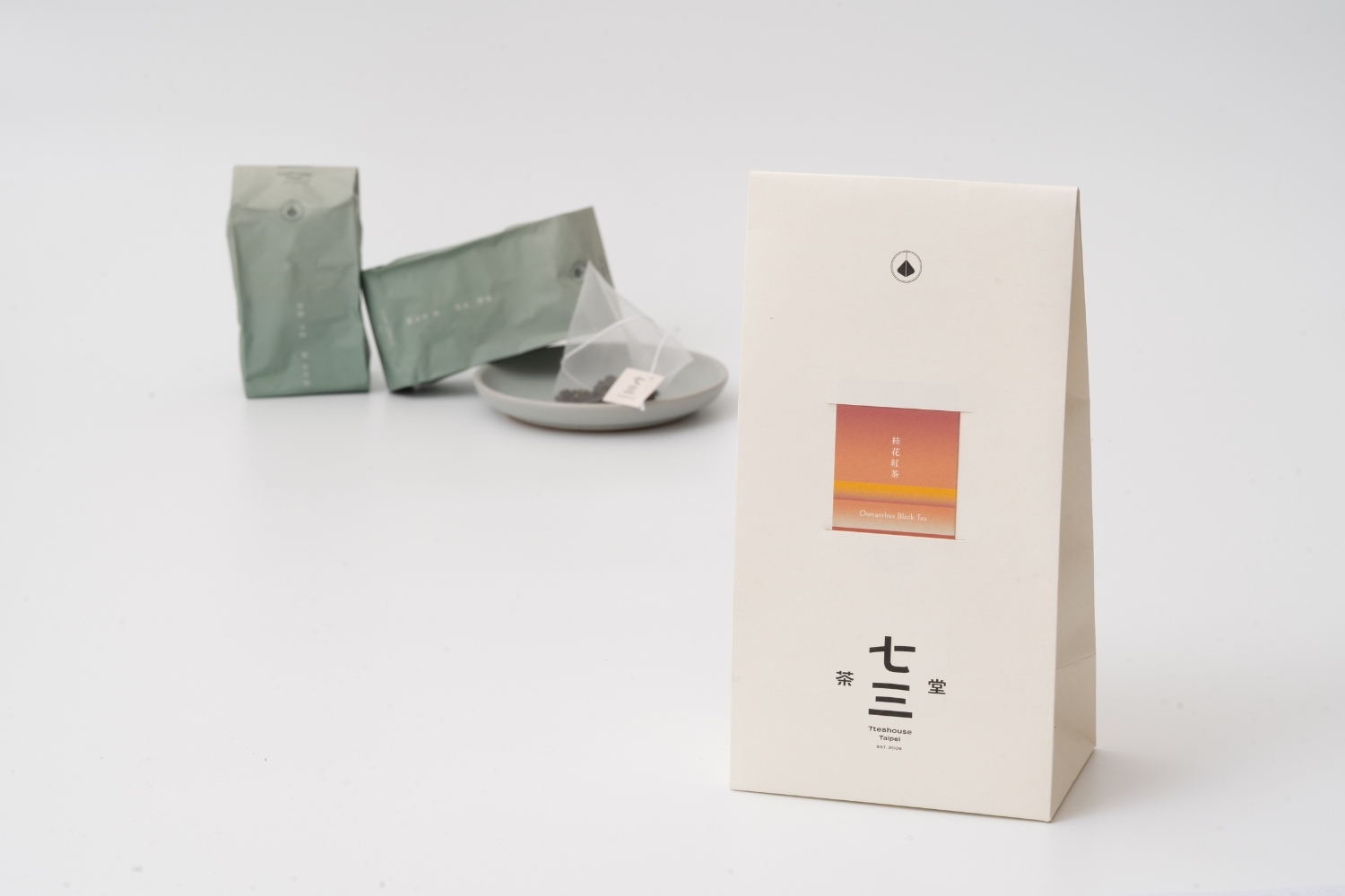 桂花紅茶 茶包24入–生活袋 立體茶包照