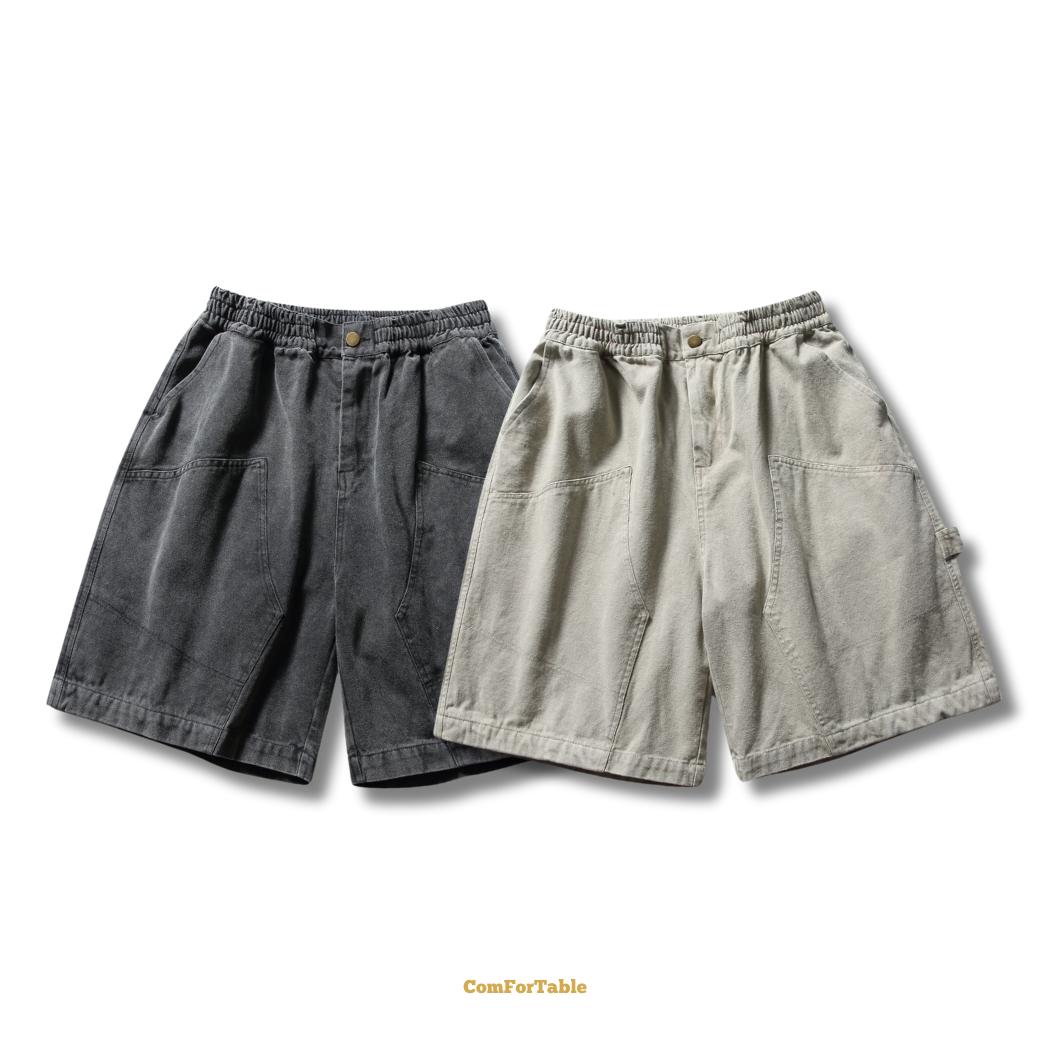 休閒百搭飄帶A字短褲