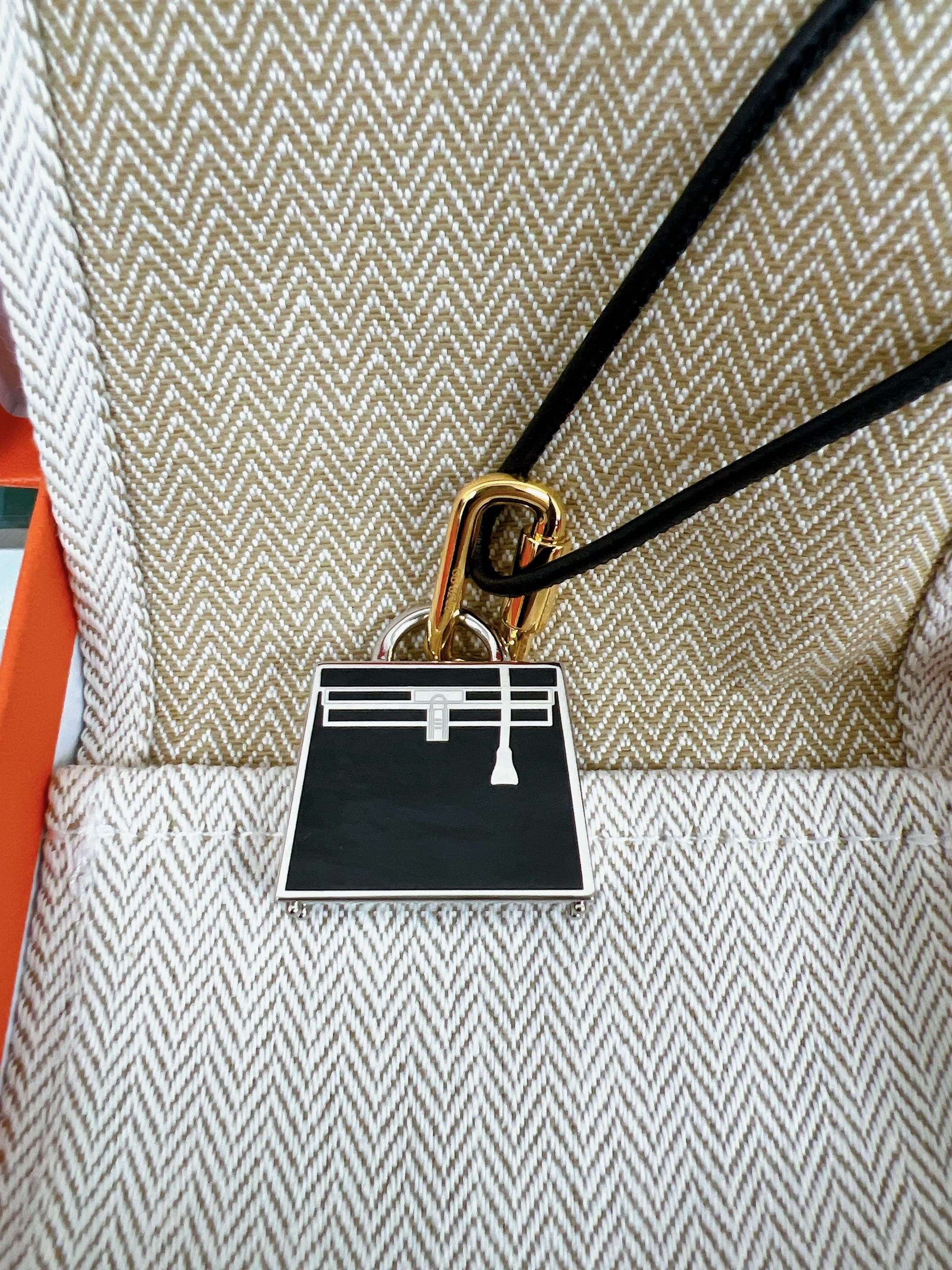 Hermes strap pendant