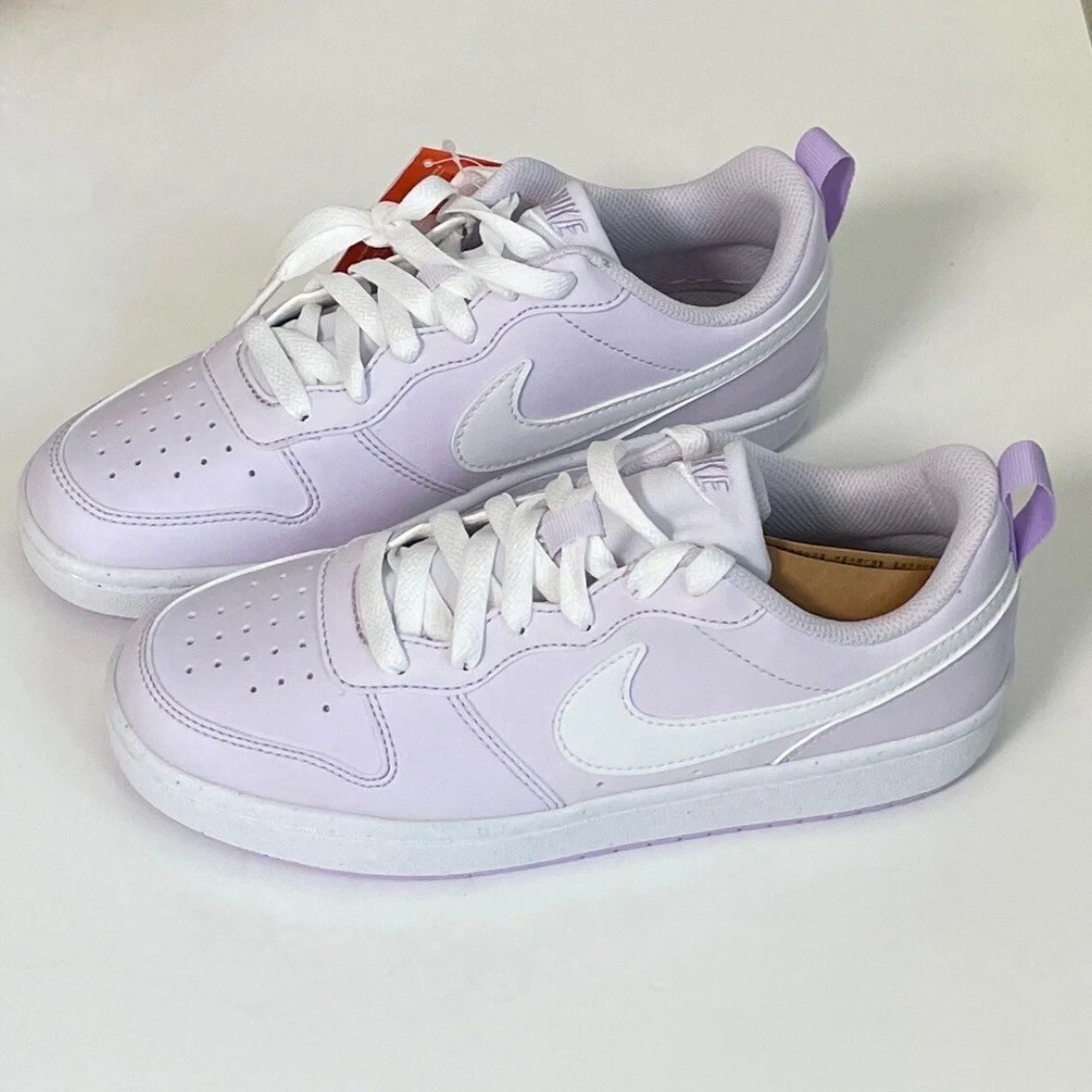 Nike Court Borough Low Recraft 紫藤白 粉紫 大童 運動休閒鞋