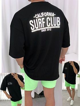 🇰🇷 韓國潮牌 CALIFORNIA 反光英文字母 T-shirts  (K3/M199)