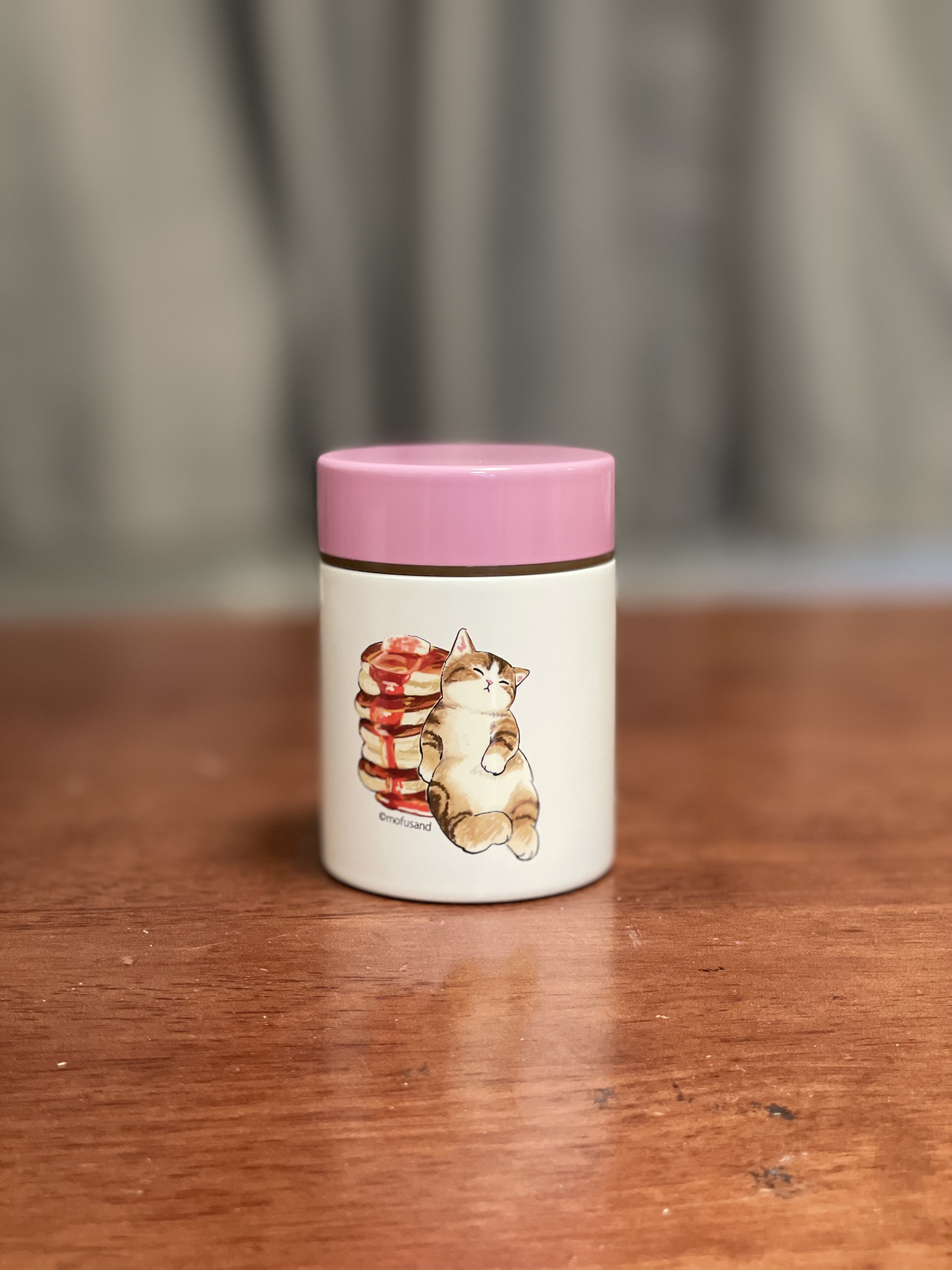 全新日本進口，Mofusand 170ml 真空保溫輕便飯壺/湯壺(現貨發售特價$128）