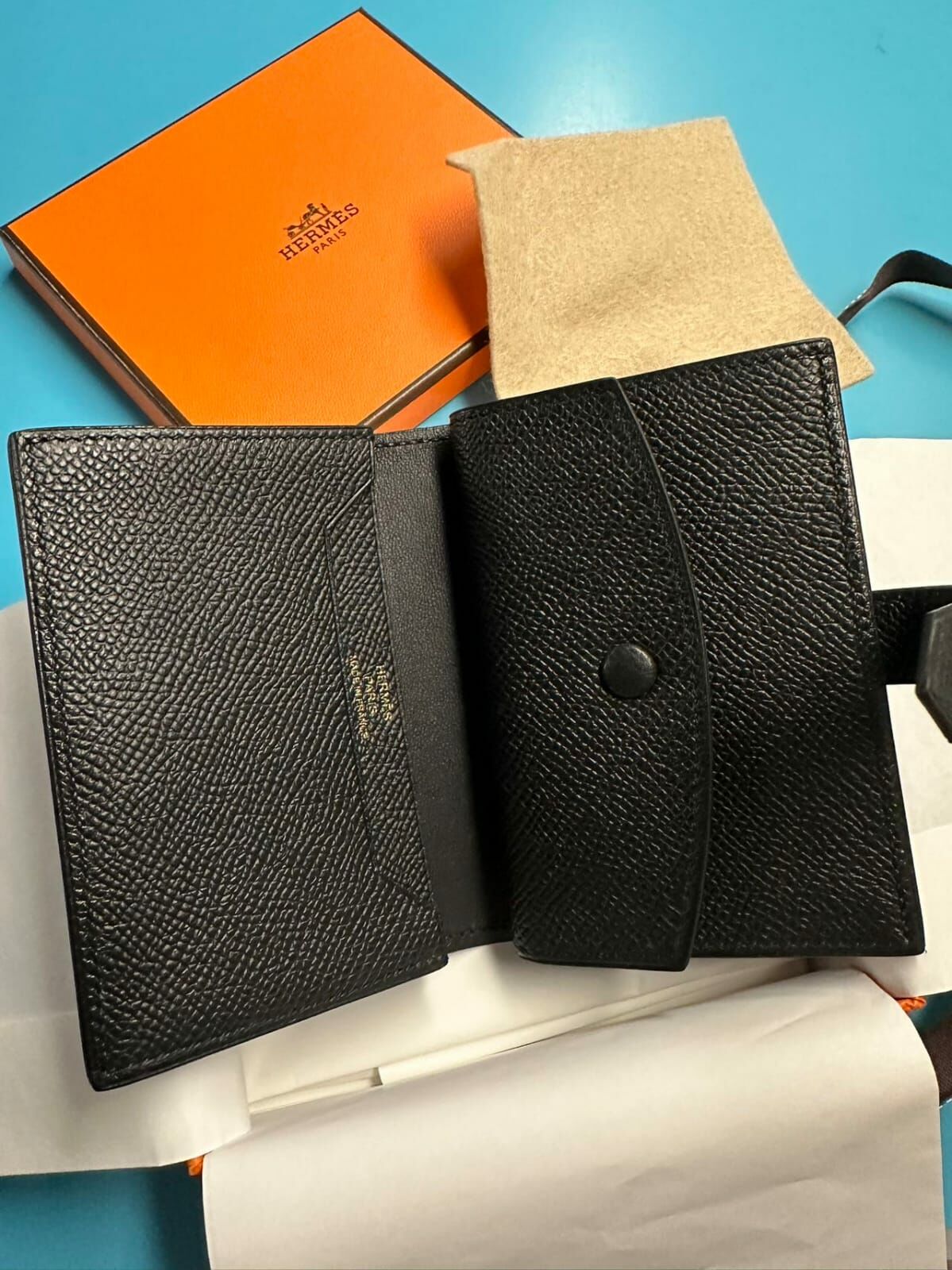 Bearn mini wallet 89 noir cc epsom