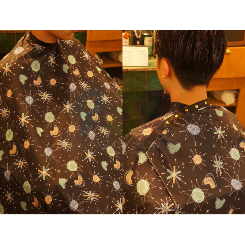 原子塗鴉#扣式#剪髮圍巾