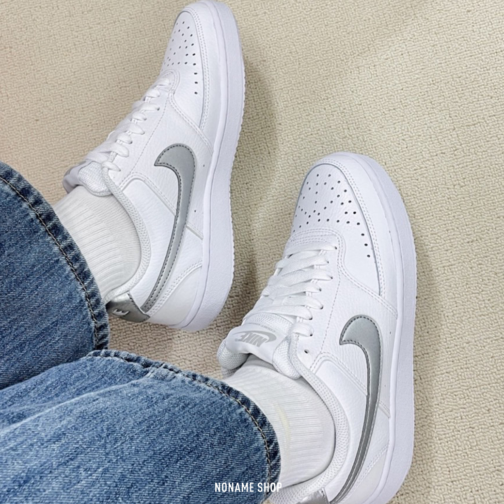 NIKE COURT VISION LOW 白銀 (女款)
