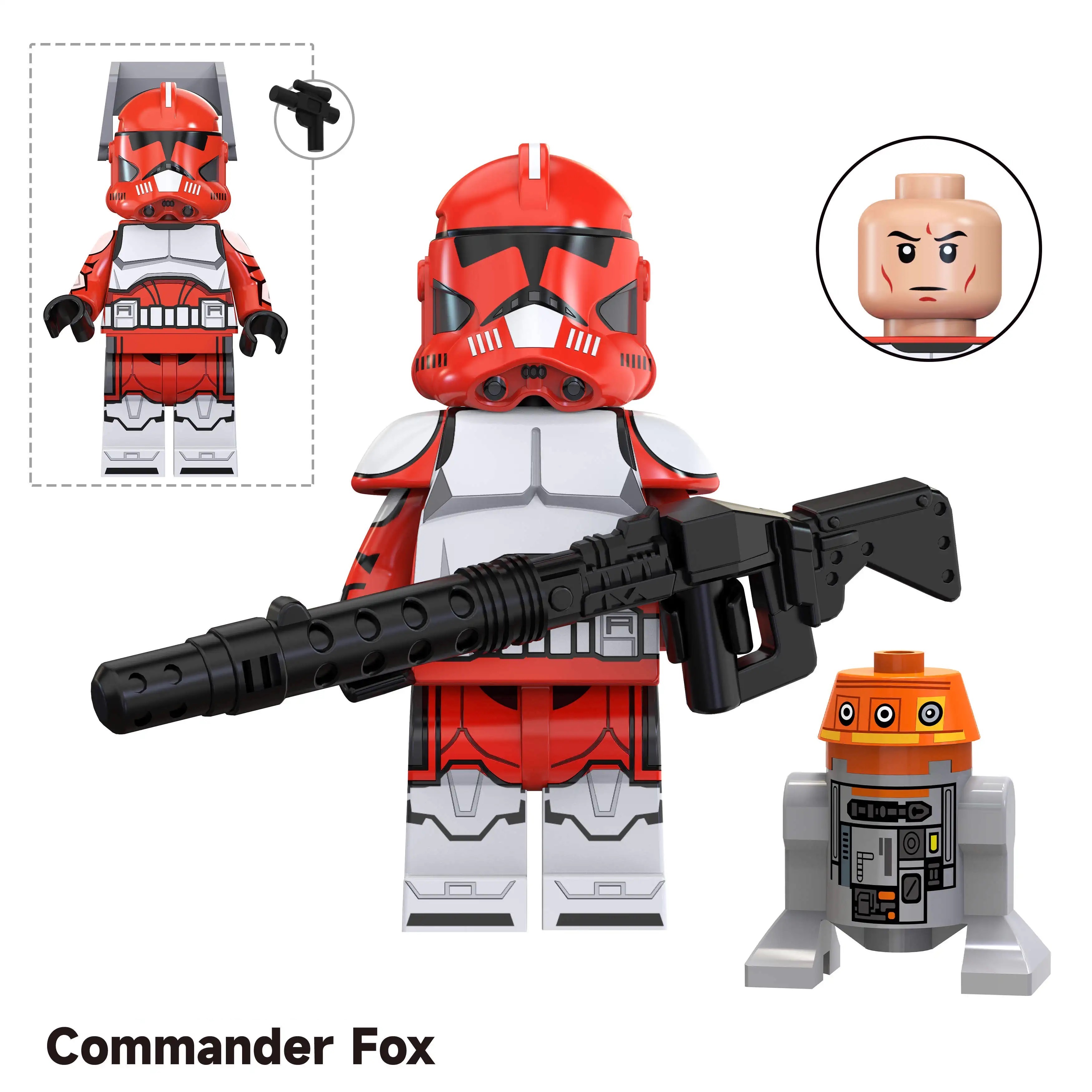 Commander Fox Star Wars Minifigs fit Lego TV8073