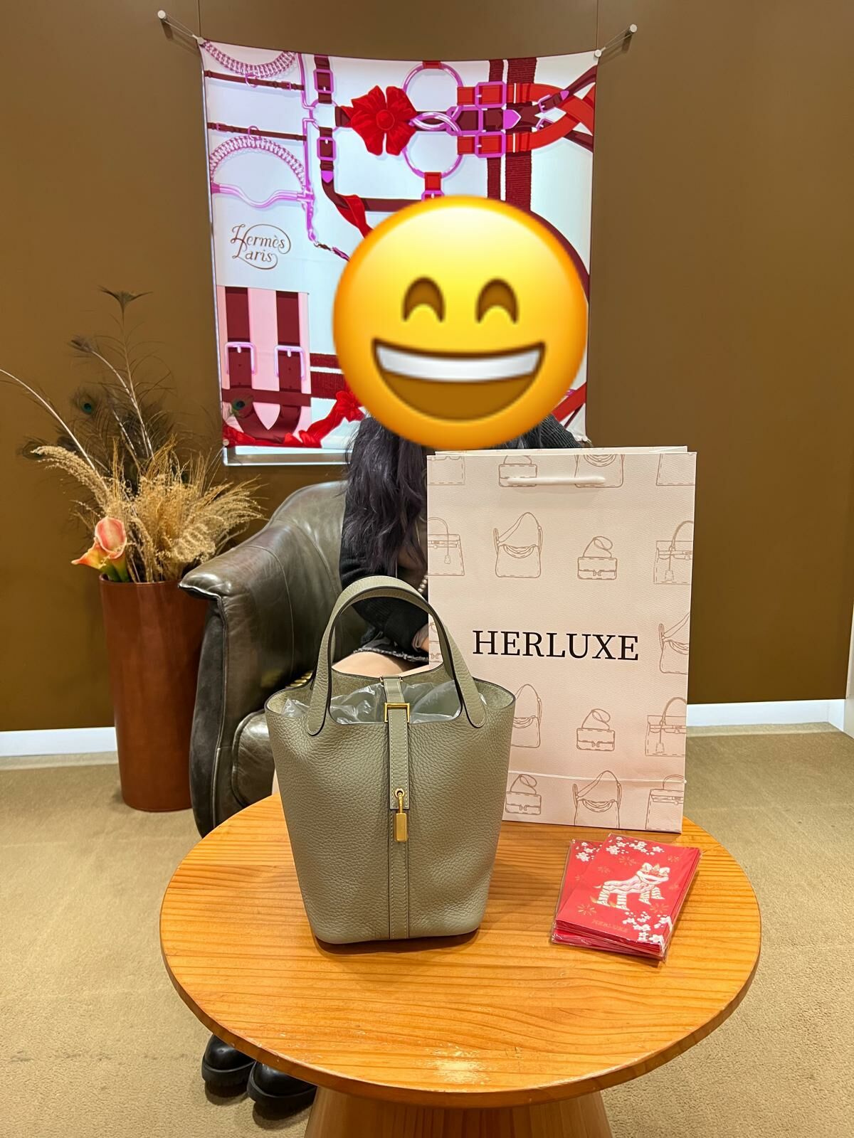 【 感謝支持 】氣質靚靚來pick up P18鼠尾綠金扣🎉 靚靚非常鐘意呢隻色😍 見到實物好滿意❤️ 開心抱走心頭好🤗 多謝你嘅支持與信任🫶💪