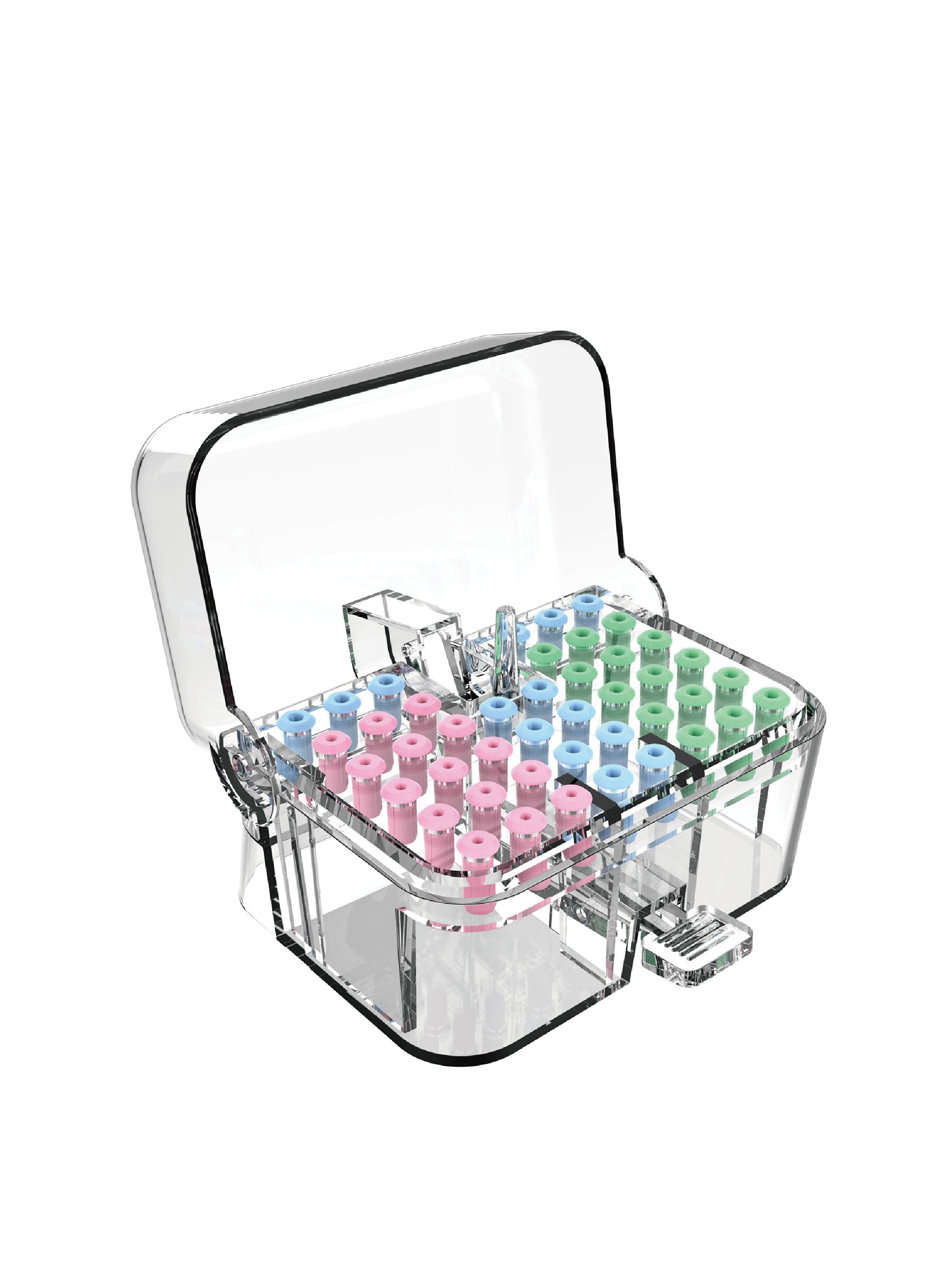 白牙免觸碰感控盒