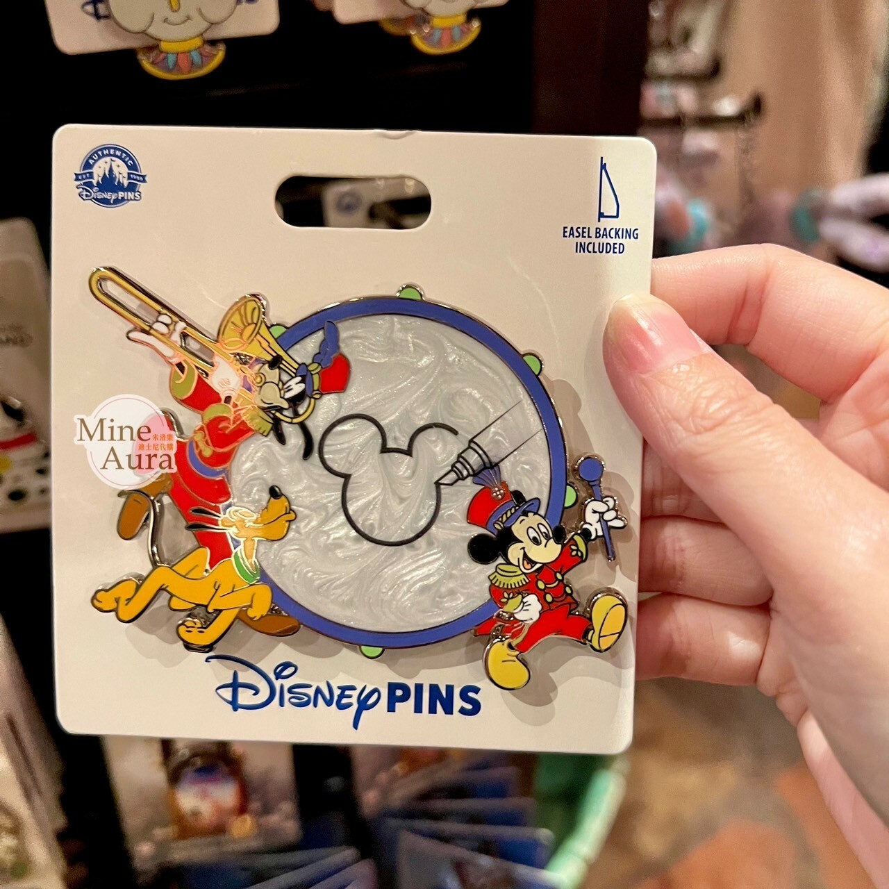 1930s 系列 米奇 Mickey 遊行音樂會 大鼓造型 徽章 PIN -香港迪士尼樂園