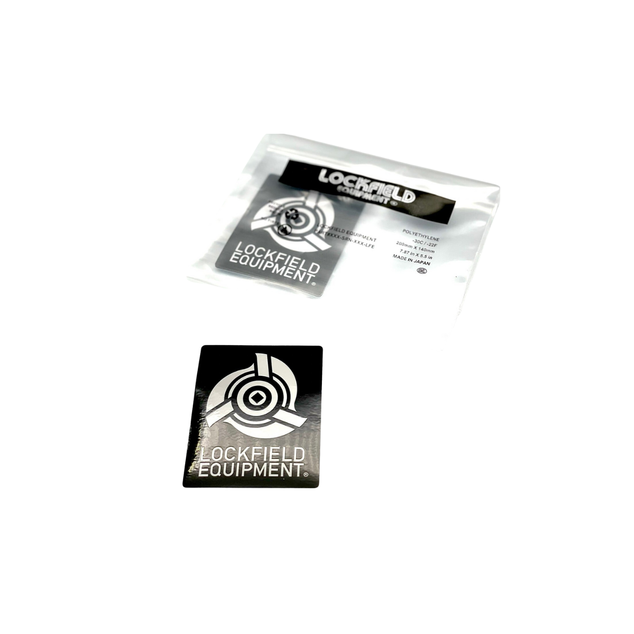 Lockfield Equipment ｜Mill Logo Sticker Set 品牌貼紙 2入/組