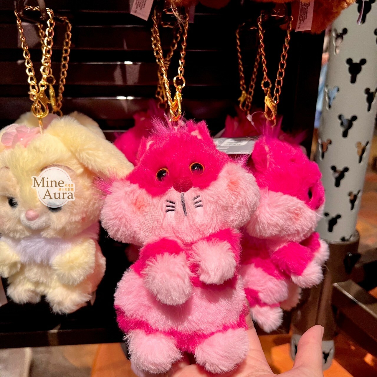 柴郡貓 The Cheshire Cat 妙妙貓 毛毛 造型 鑰匙圈 吊飾 愛麗絲夢遊仙境 Alice in Wonderland -香港迪士尼樂園