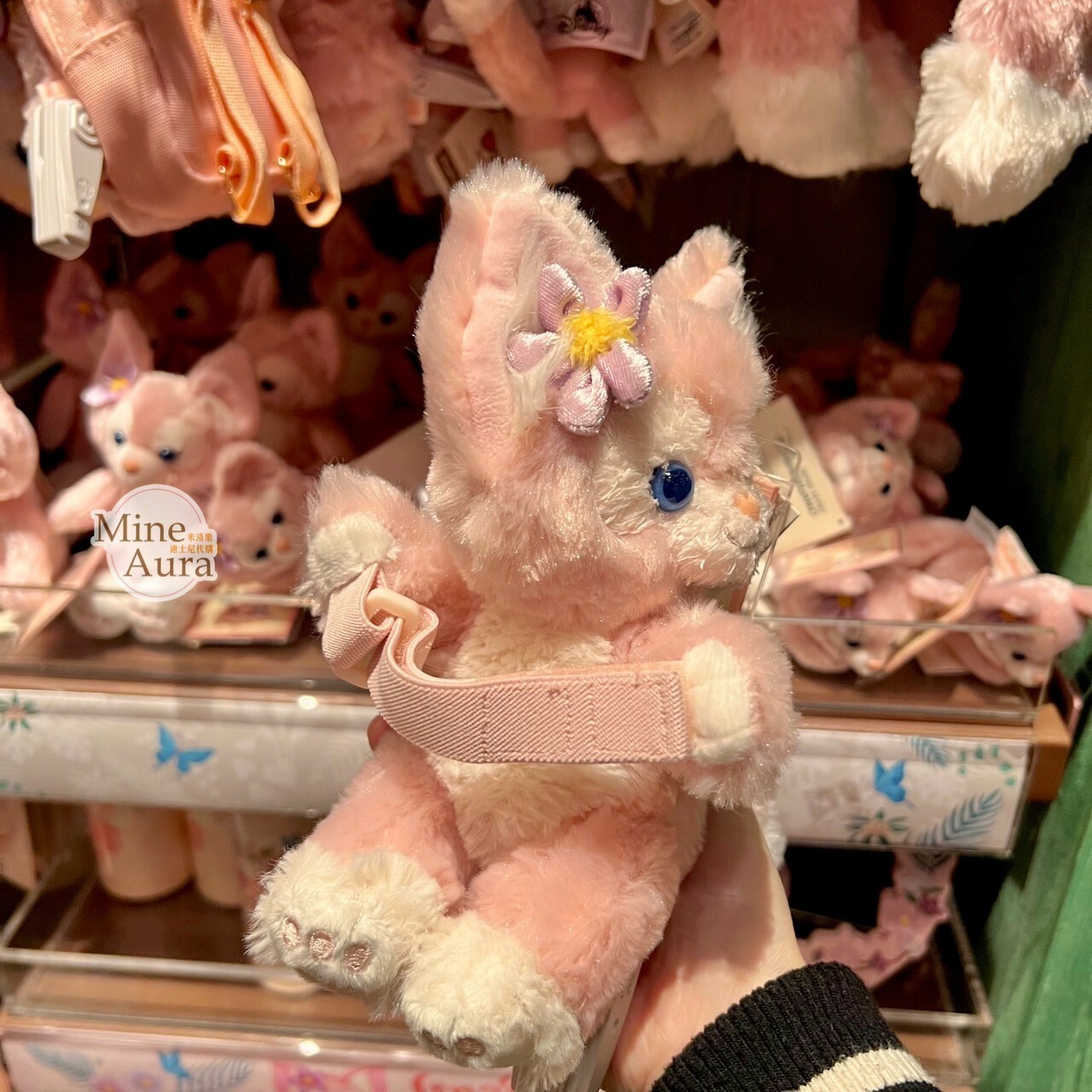 (現貨) 玲娜貝兒 LinaBell 抱抱 絨毛 造型 窗簾束帶 窗簾綁帶 -香港迪士尼樂園