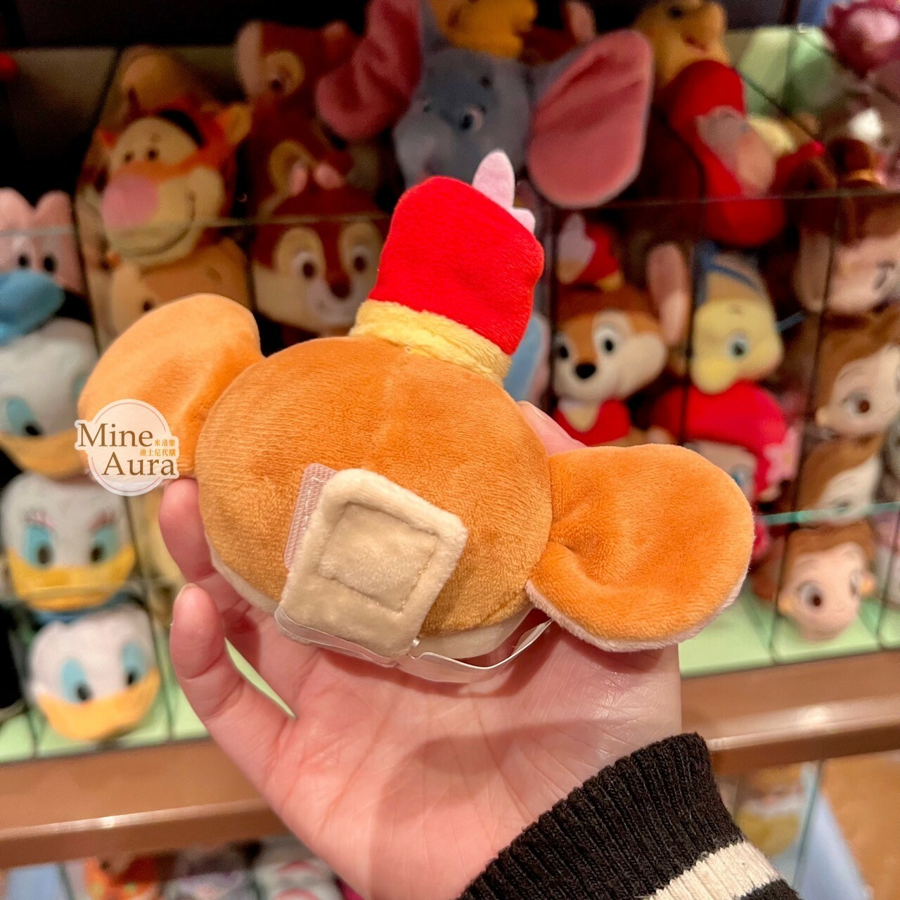 小老鼠 Timothy 大頭絨毛 迷你公仔 娃娃 (搭配個人客製髮圈用) 小飛象 Dumbo -香港迪士尼樂園