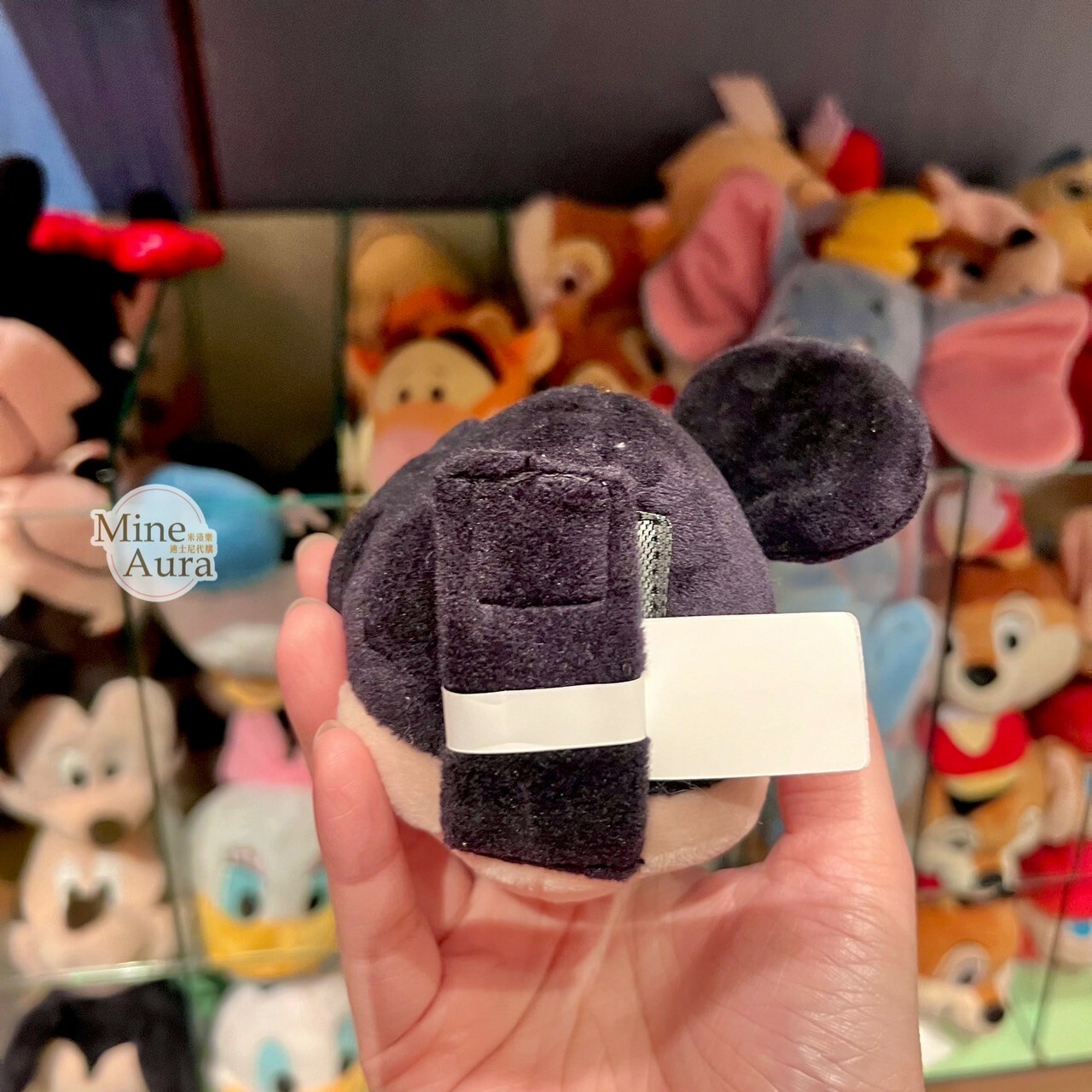 米奇 Mickey 大頭絨毛 迷你公仔 娃娃 (搭配個人客製髮圈用) -香港迪士尼樂園