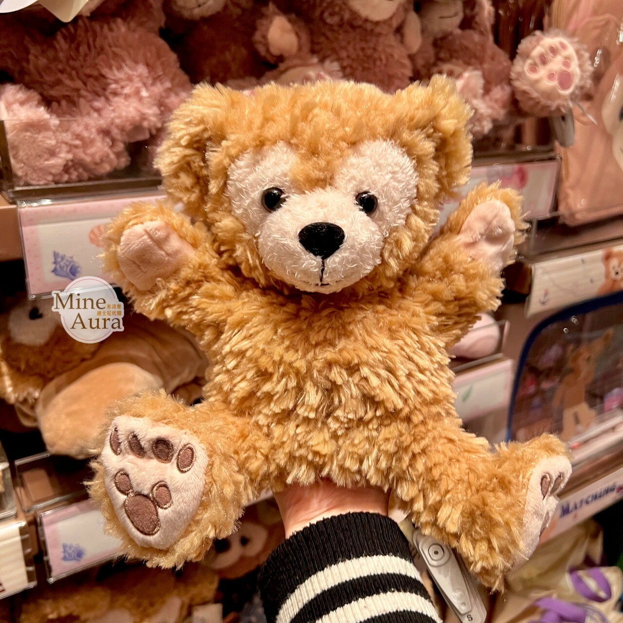 達菲 Duffy 絨毛 手偶 娃娃 玩偶 -香港迪士尼樂園