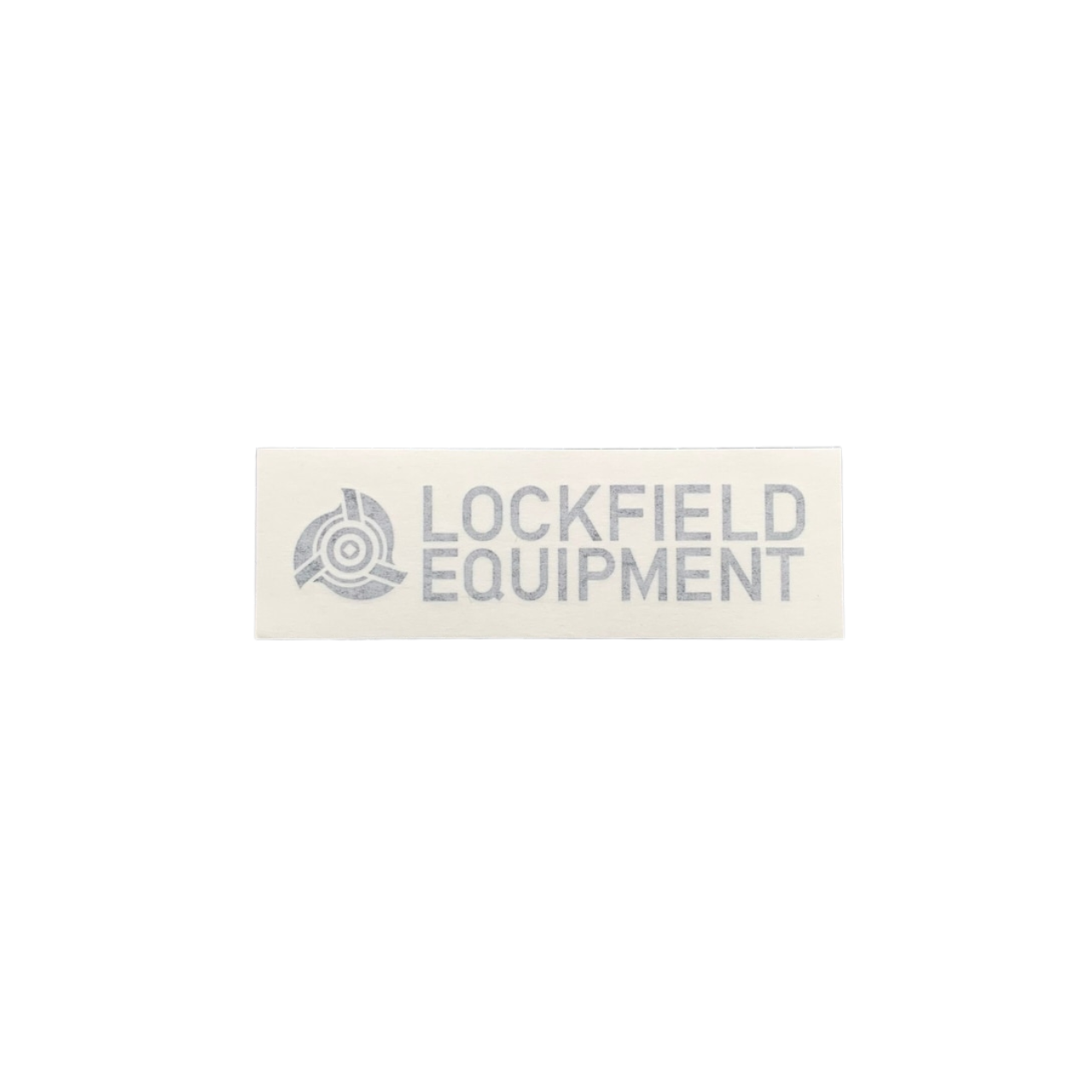 Lockfield Equipment｜Cutout Letter Sticker｜透明貼紙