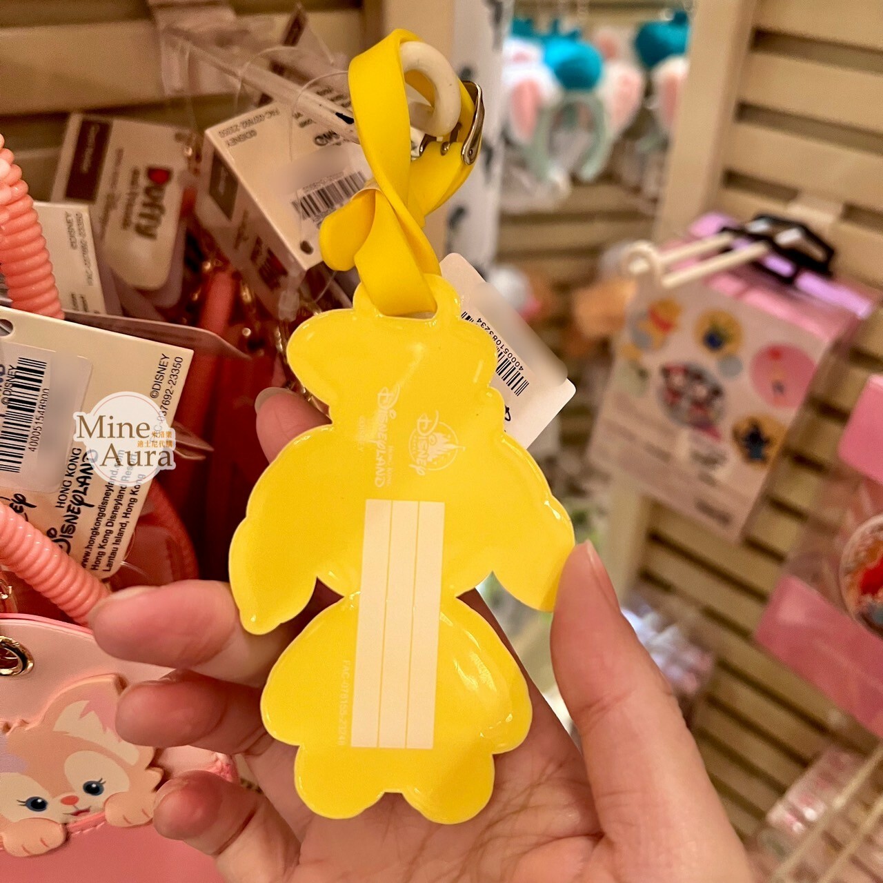 可琦安 餅乾 CookieAnn 坐姿 造型 行李吊牌 -香港迪士尼樂園