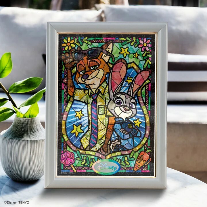 優獸大都會-裘蒂和尼克彩色 (透明樹脂)