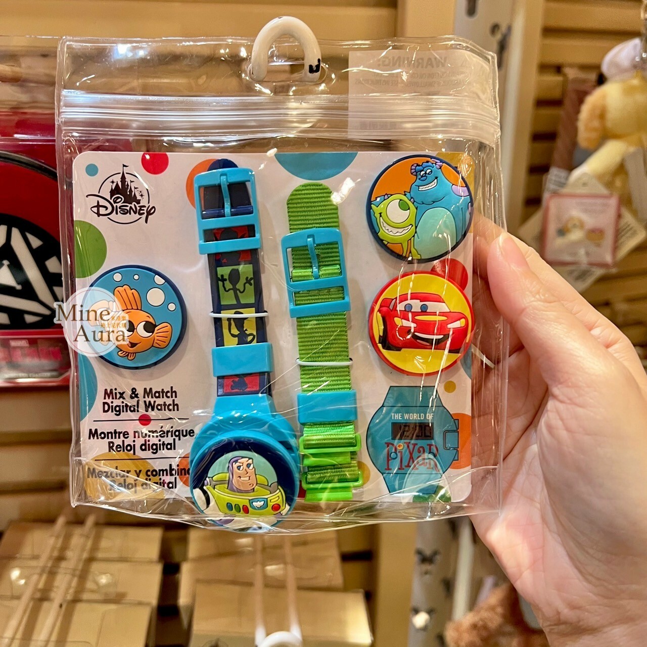 皮克斯 Pixar 系列 造型 可換錶蓋 兒童 手錶 -香港迪士尼樂園