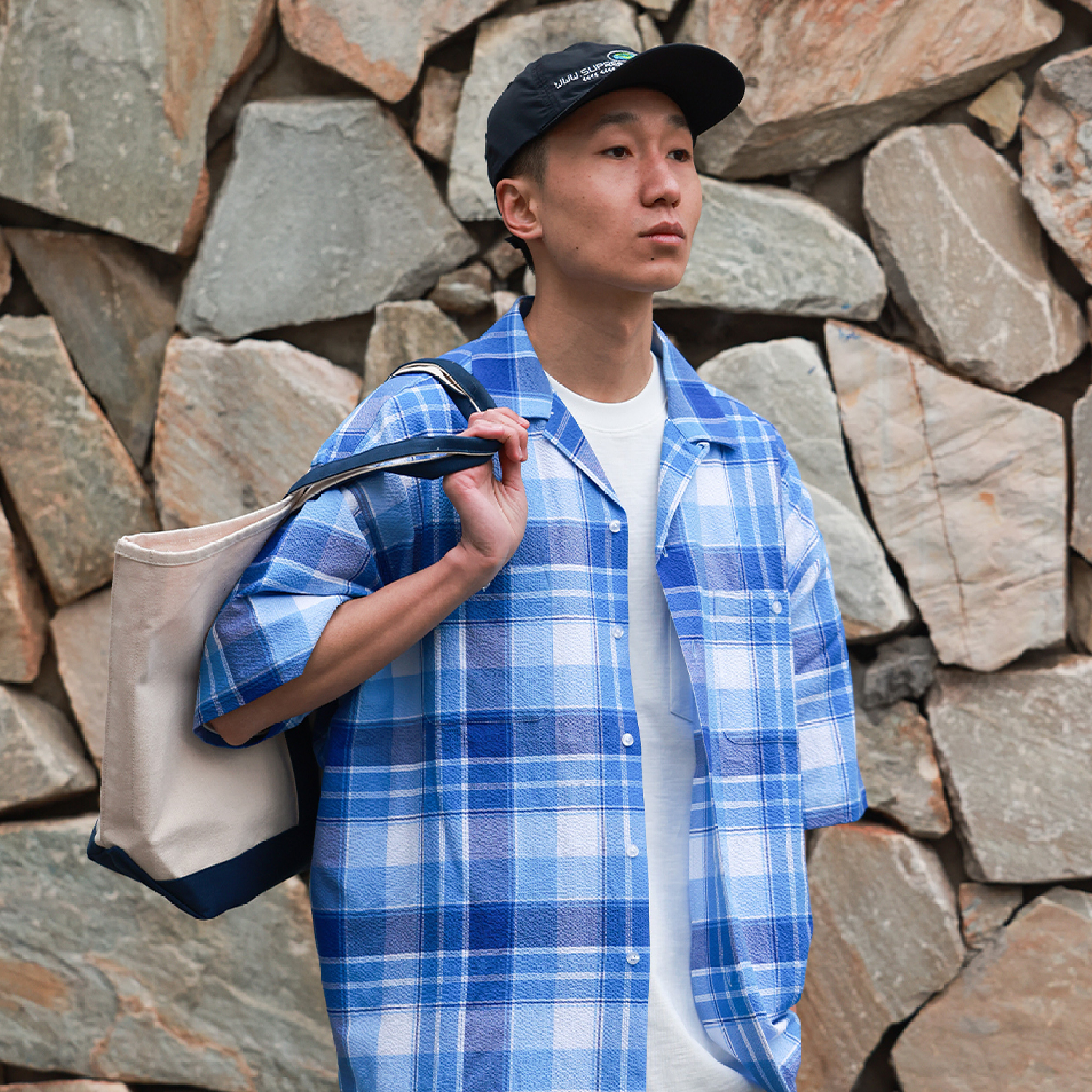 PIN SKTBS Plaid H/S Shirt 泡泡紗 格紋襯衫