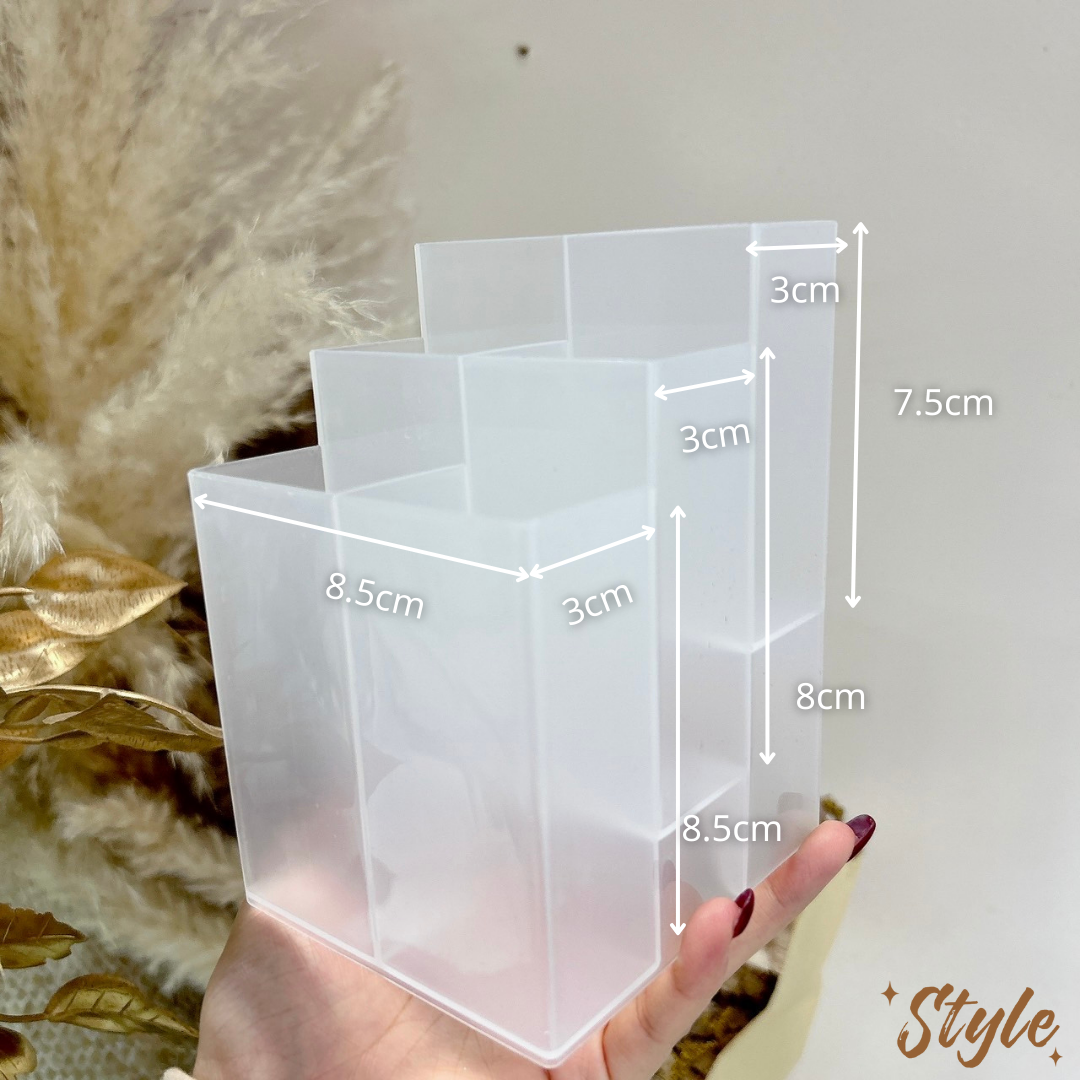 霧感階梯收納筆筒