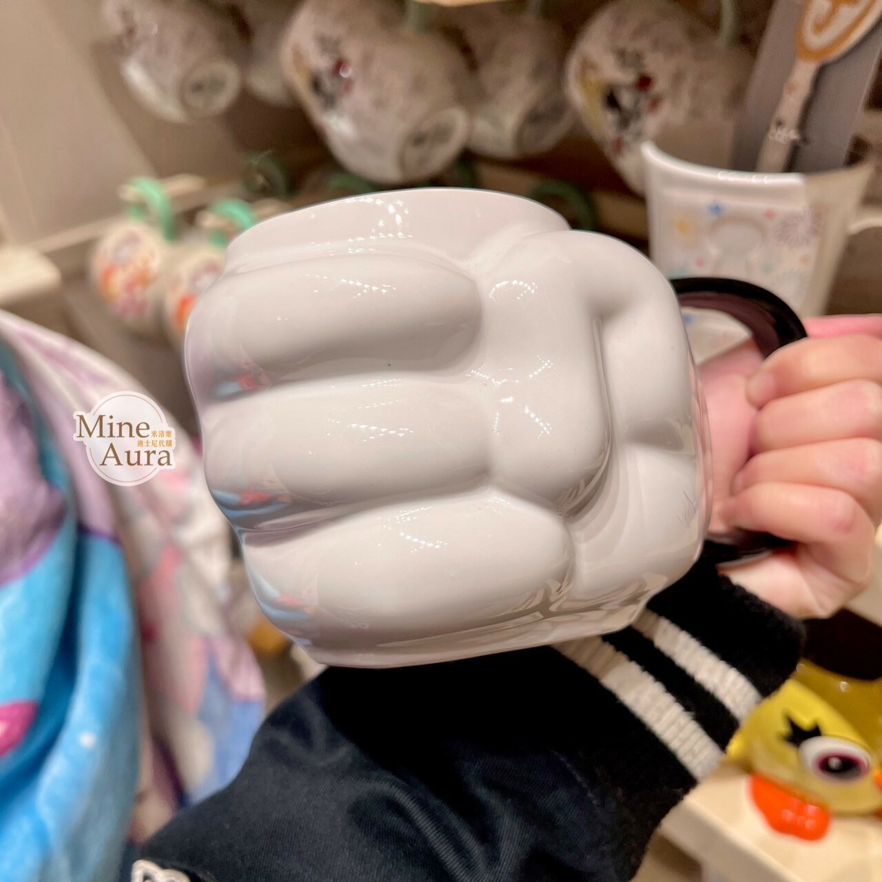米奇 Mickey 經典手套 手手 造型 陶瓷馬克杯 水杯 -香港迪士尼樂園